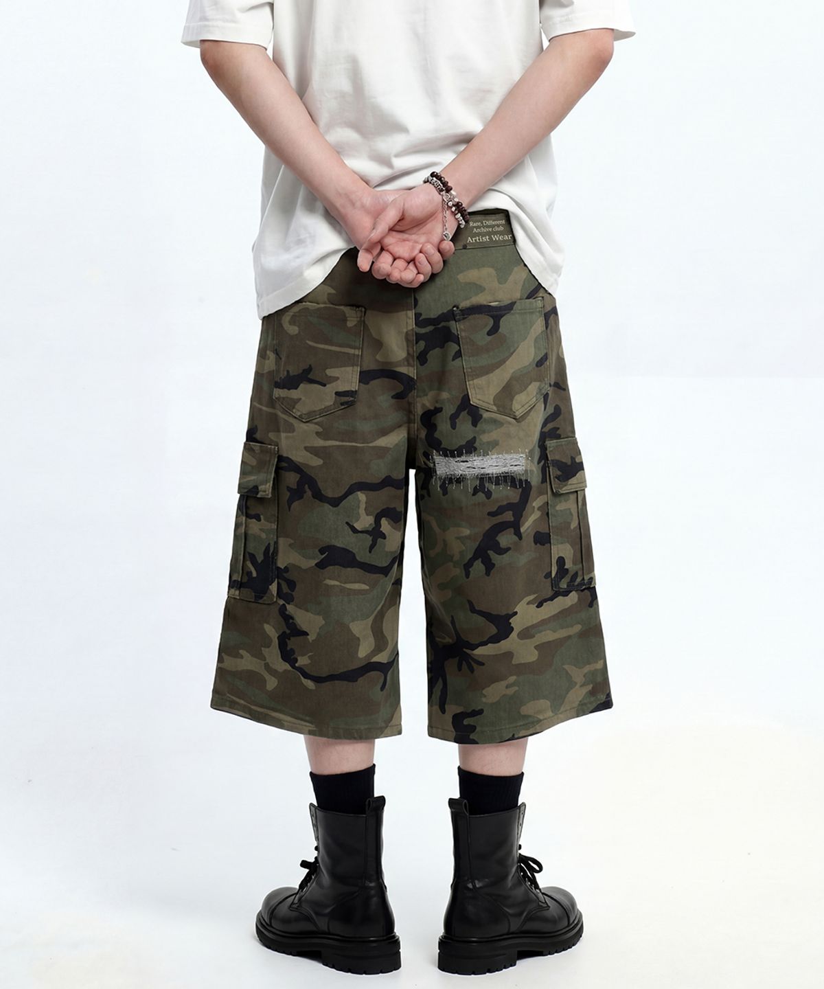 아티스트웨어(ARTISTWEAR) [ATW] 리페어 필드 카모쇼츠
