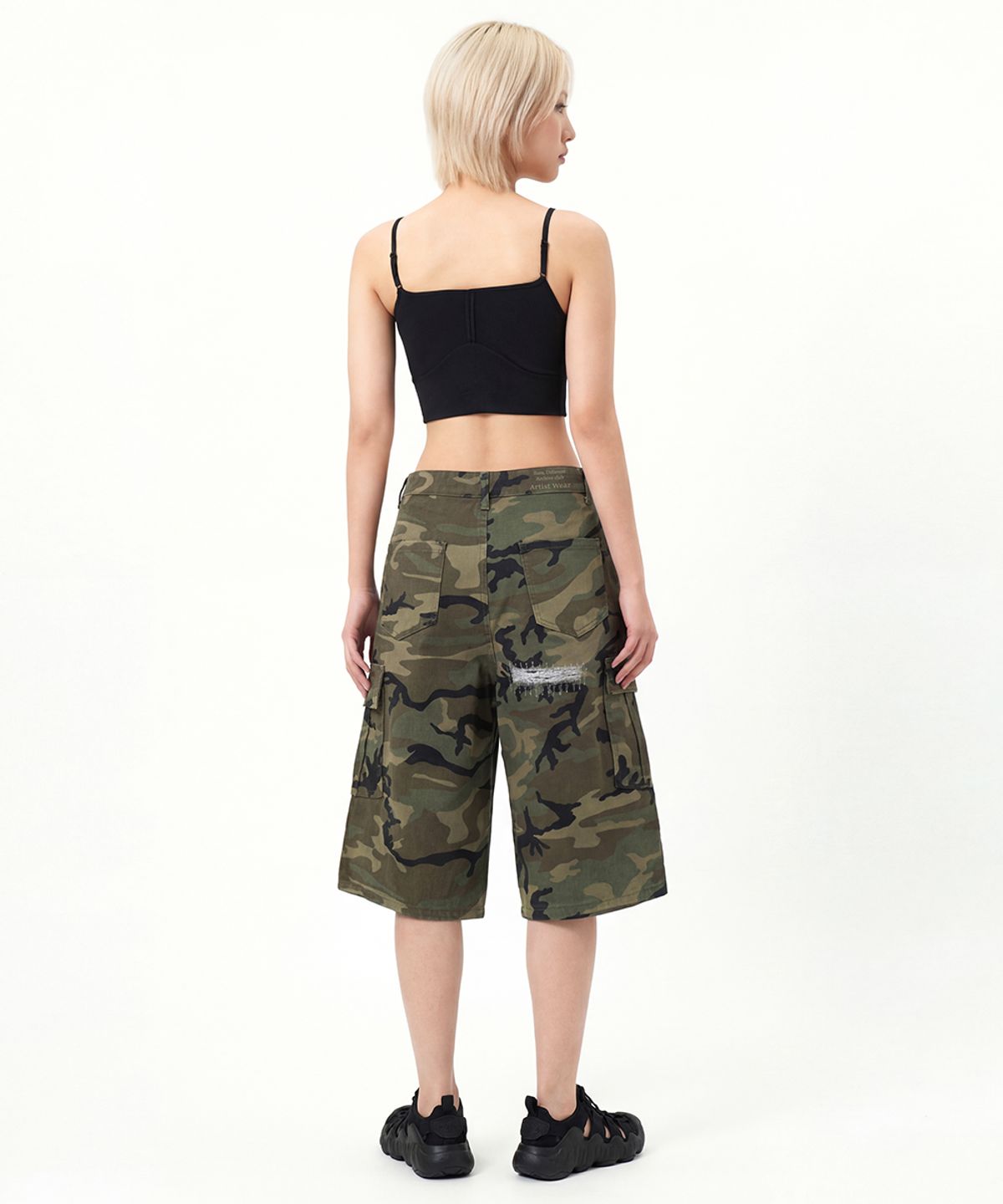 아티스트웨어(ARTISTWEAR) [ATW] 리페어 필드 카모쇼츠
