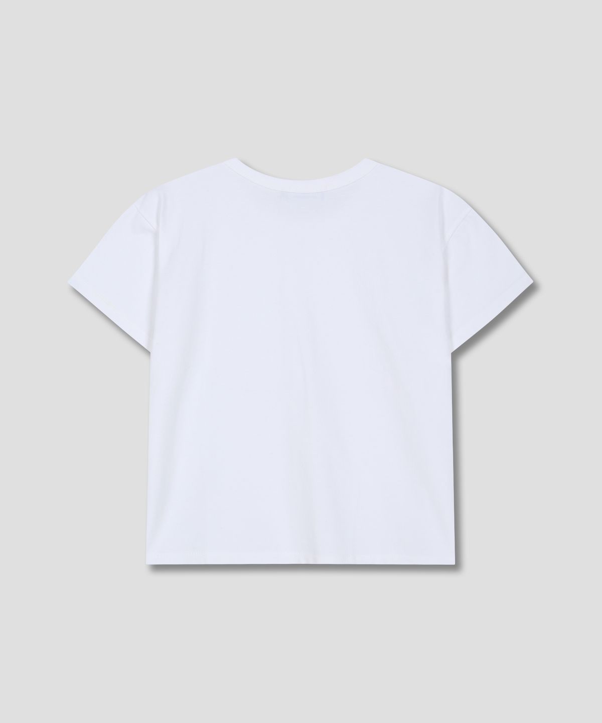 돌핀웨이브어패럴(DOLPHIN WAVE APPAREL) 돌핀 우먼즈 세미크롭 루즈핏 코튼 스판 반팔 티셔츠 3COLOR