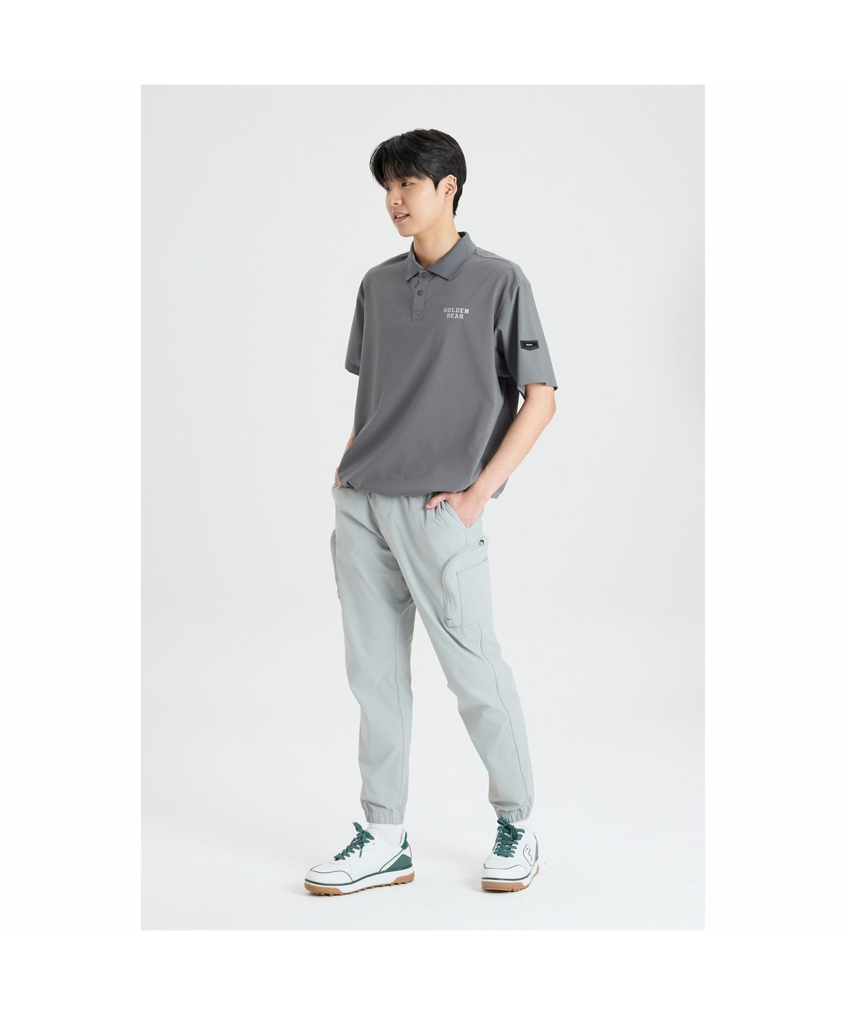 골든베어(GOLDEN BEAR) (M) Zipper Cargo Pants G4PAM26251GYL