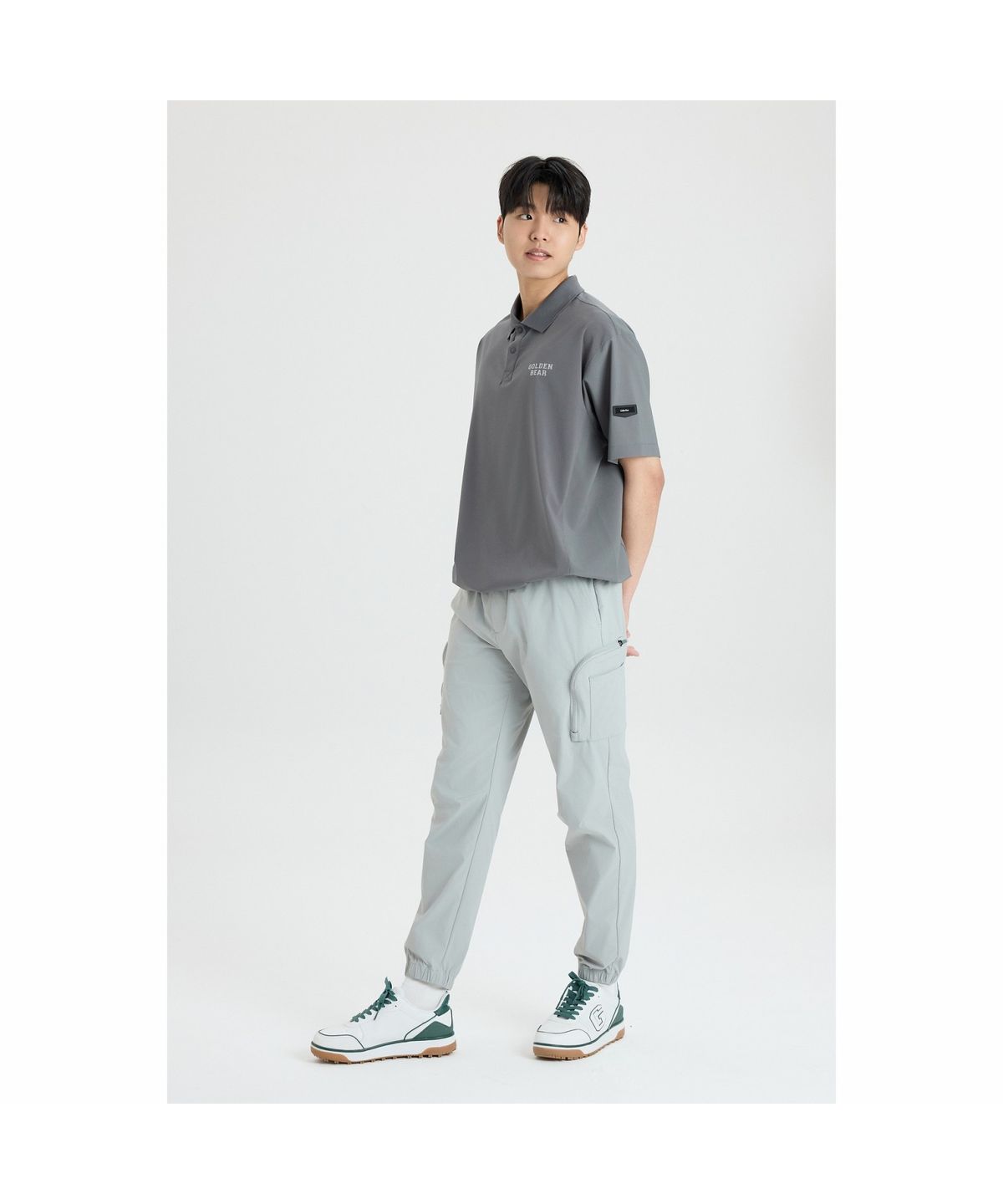 골든베어(GOLDEN BEAR) (M) Zipper Cargo Pants G4PAM26251GYL