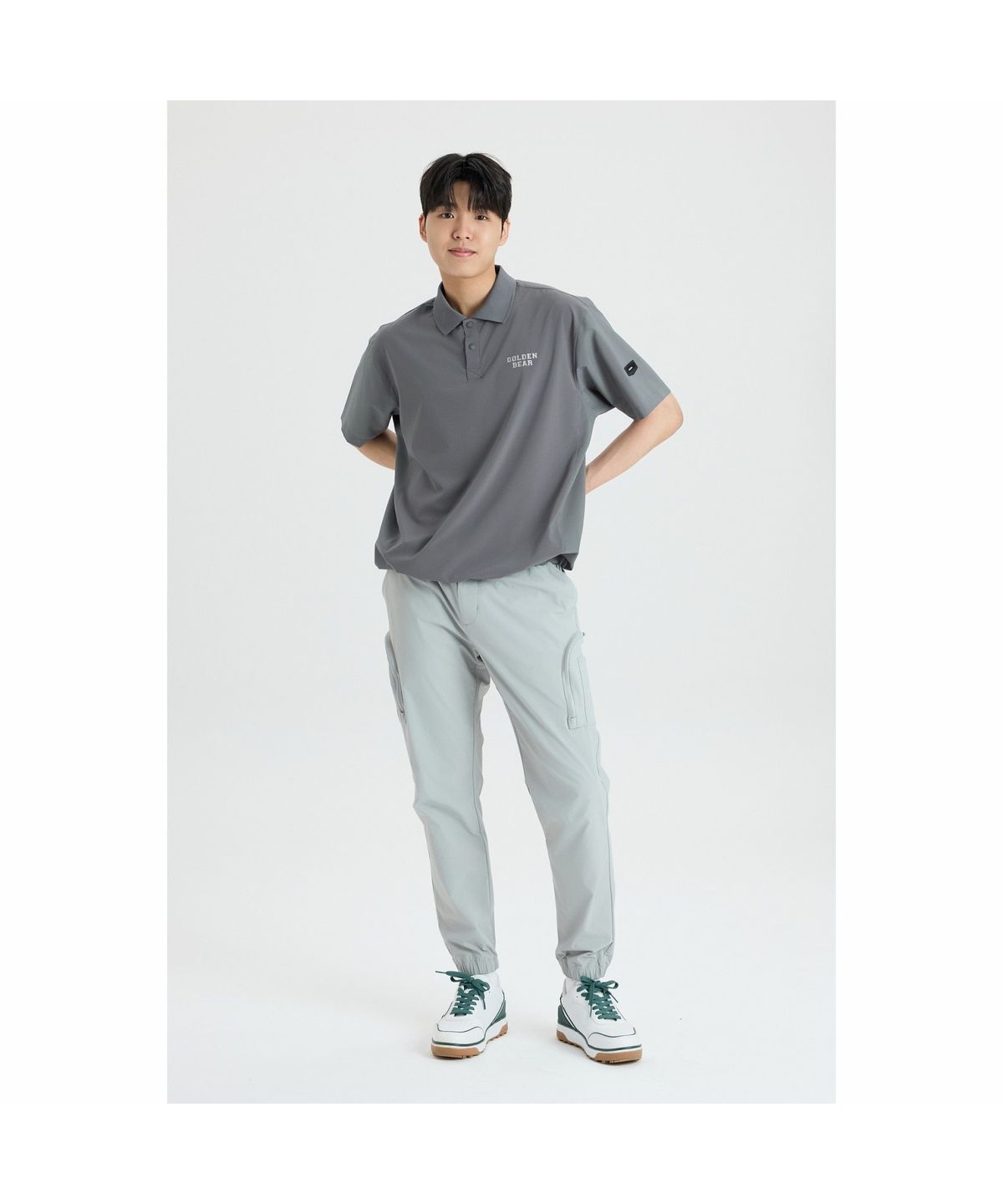 골든베어(GOLDEN BEAR) (M) Zipper Cargo Pants G4PAM26251GYL