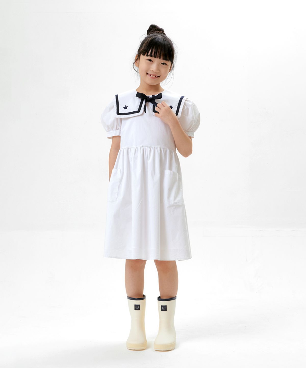 갭 키즈(GAP KIDS) 로엔 키즈 레인부츠 아이보리