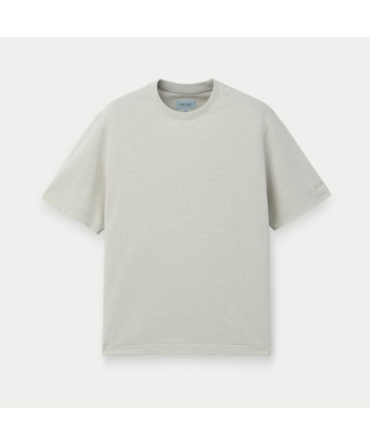 시리즈(SERIES) 데일리 내추럴 반팔 티셔츠 SATAM26611GYL