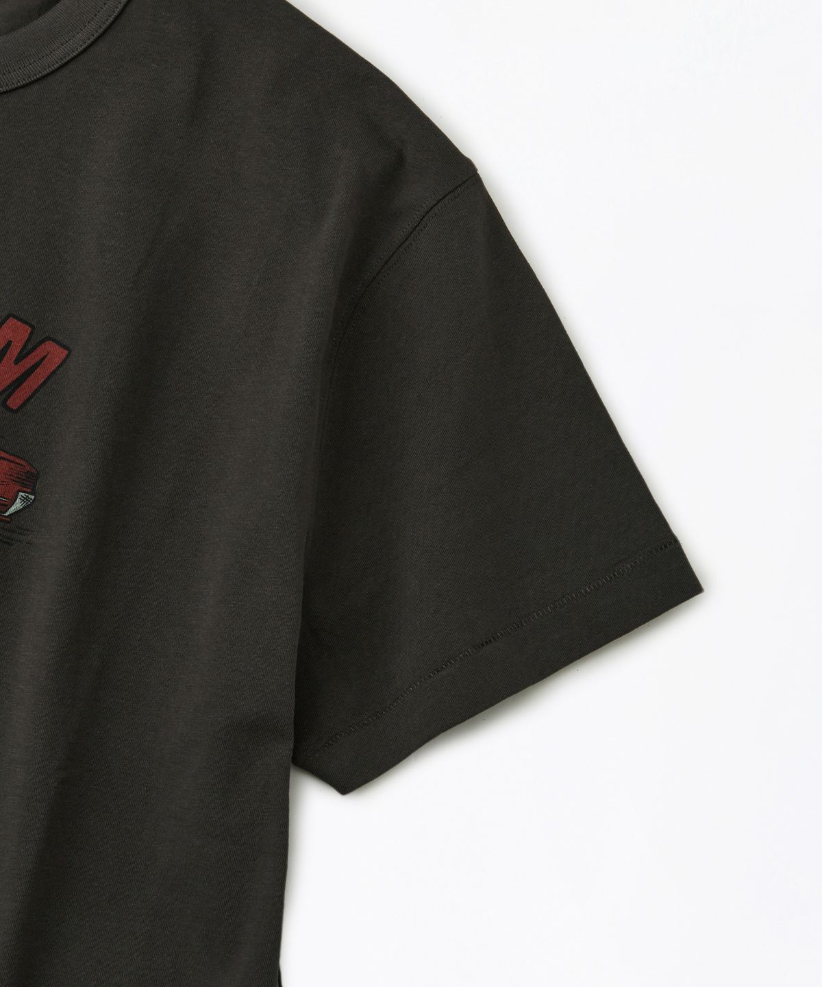 아웃스탠딩(OUTSTANDING) MOT SERIES TEE(RACE)_CHARCOAL