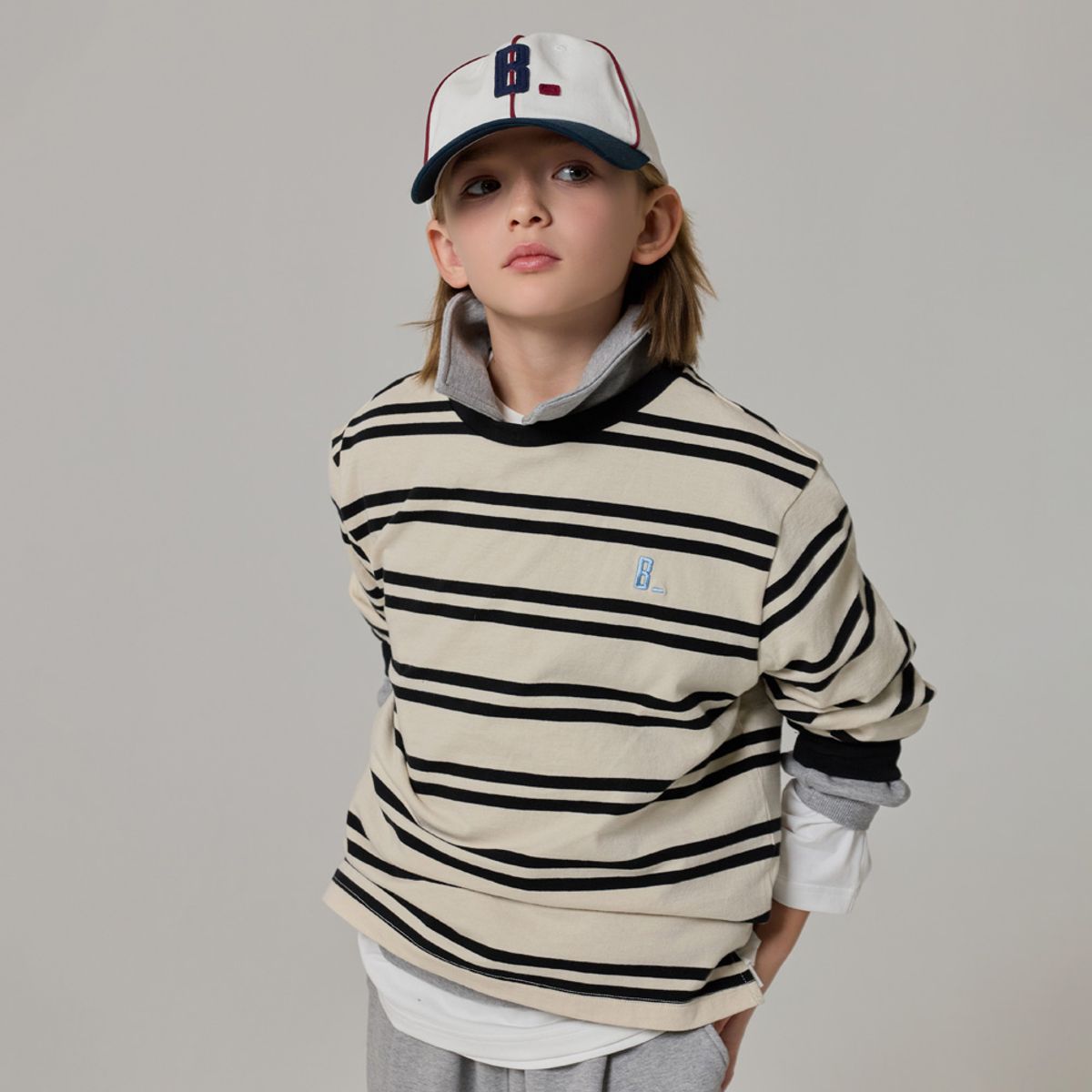 블루독(BLUEDOG) [B_PLAY] 멀티 STRIPE 티셔츠 (269E0-330-03)