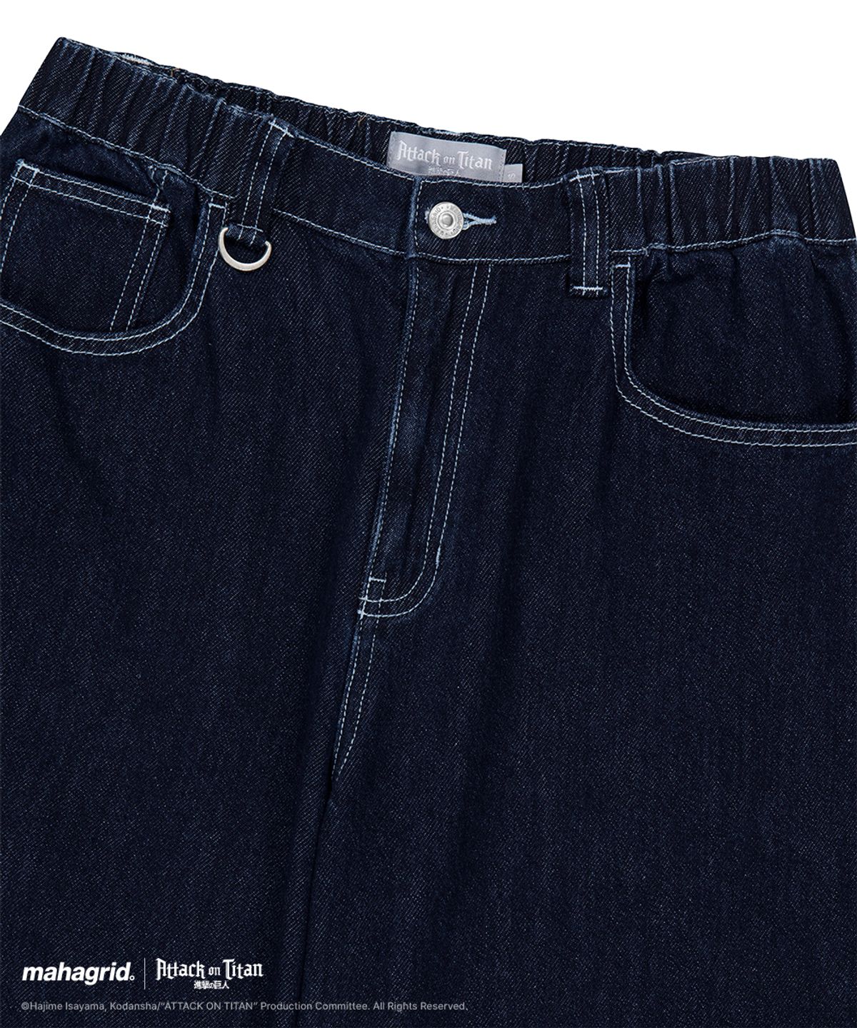 마하그리드(MAHAGRID) [진격의거인] LEVI INDIGO DENIM SHORTS BLUE(MG2GMMD114T)