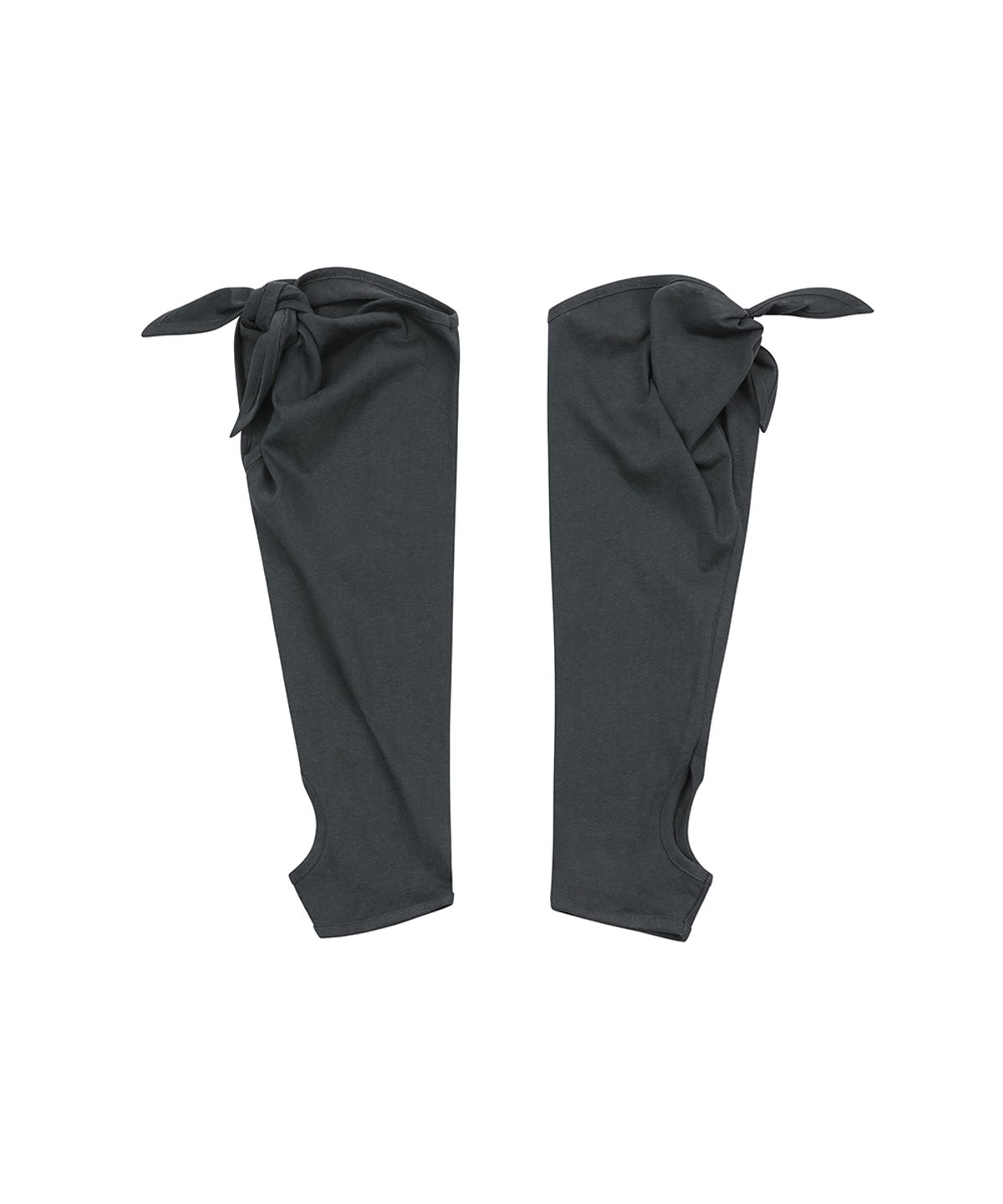 미세키서울(MISEKI SEOUL) Cawl tie knee socks CHARCOAL