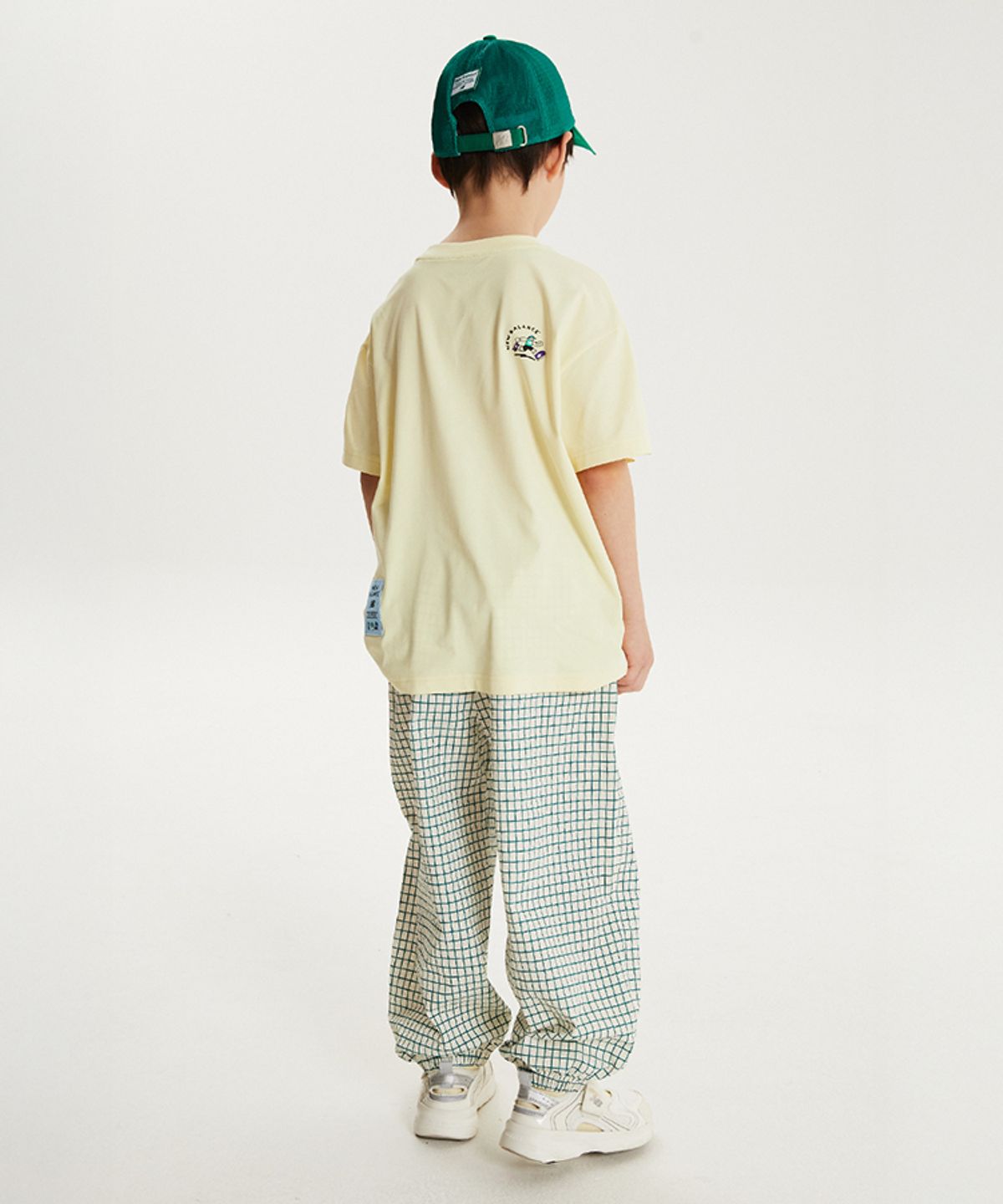 뉴발란스 키즈(NEWBALANCEKIDS) Sweet home_아동 체크 조거 팬츠 NK9TG2551U40