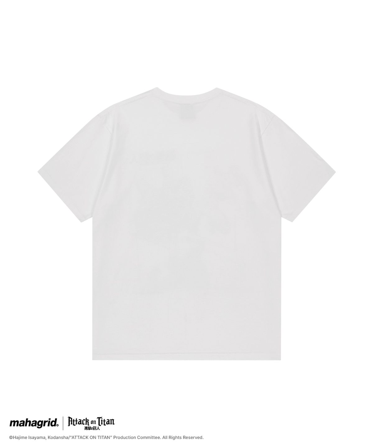 마하그리드(MAHAGRID) [진격의거인] AOT POSTER TEE WHITE(MG2GMMT503T)