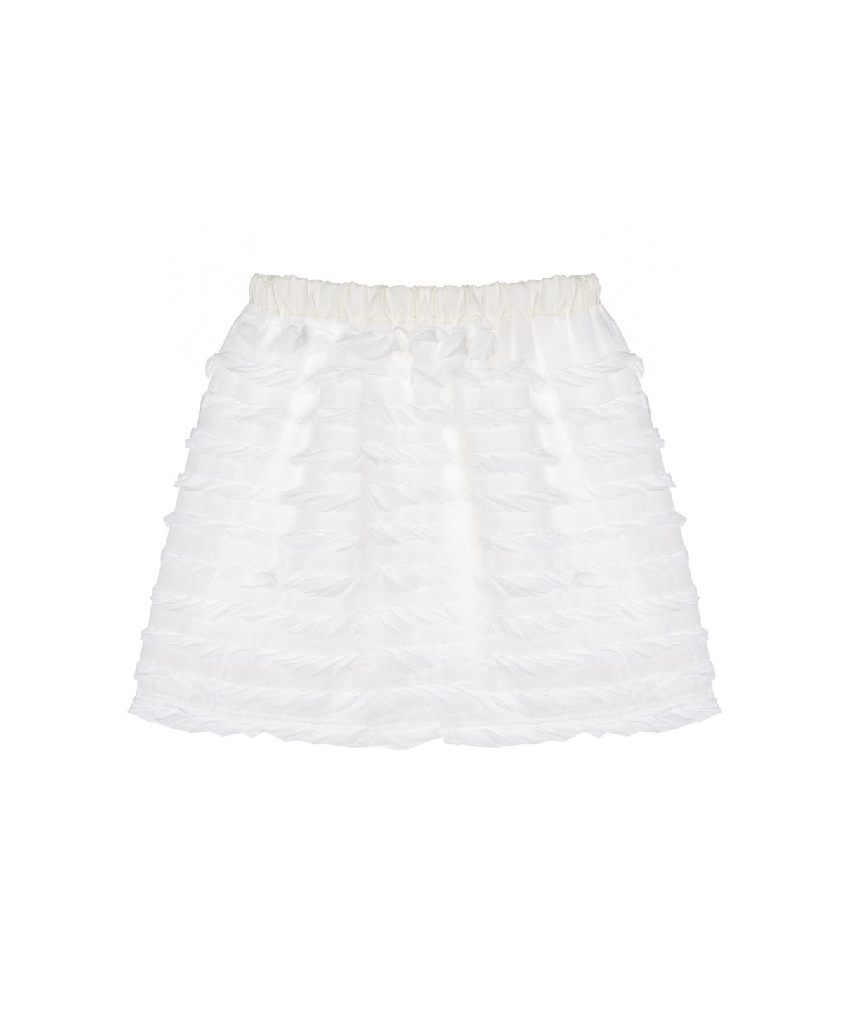 닉앤니콜(NICK&NICOLE) FRINGE LACE MINI SKIRT_IVORY