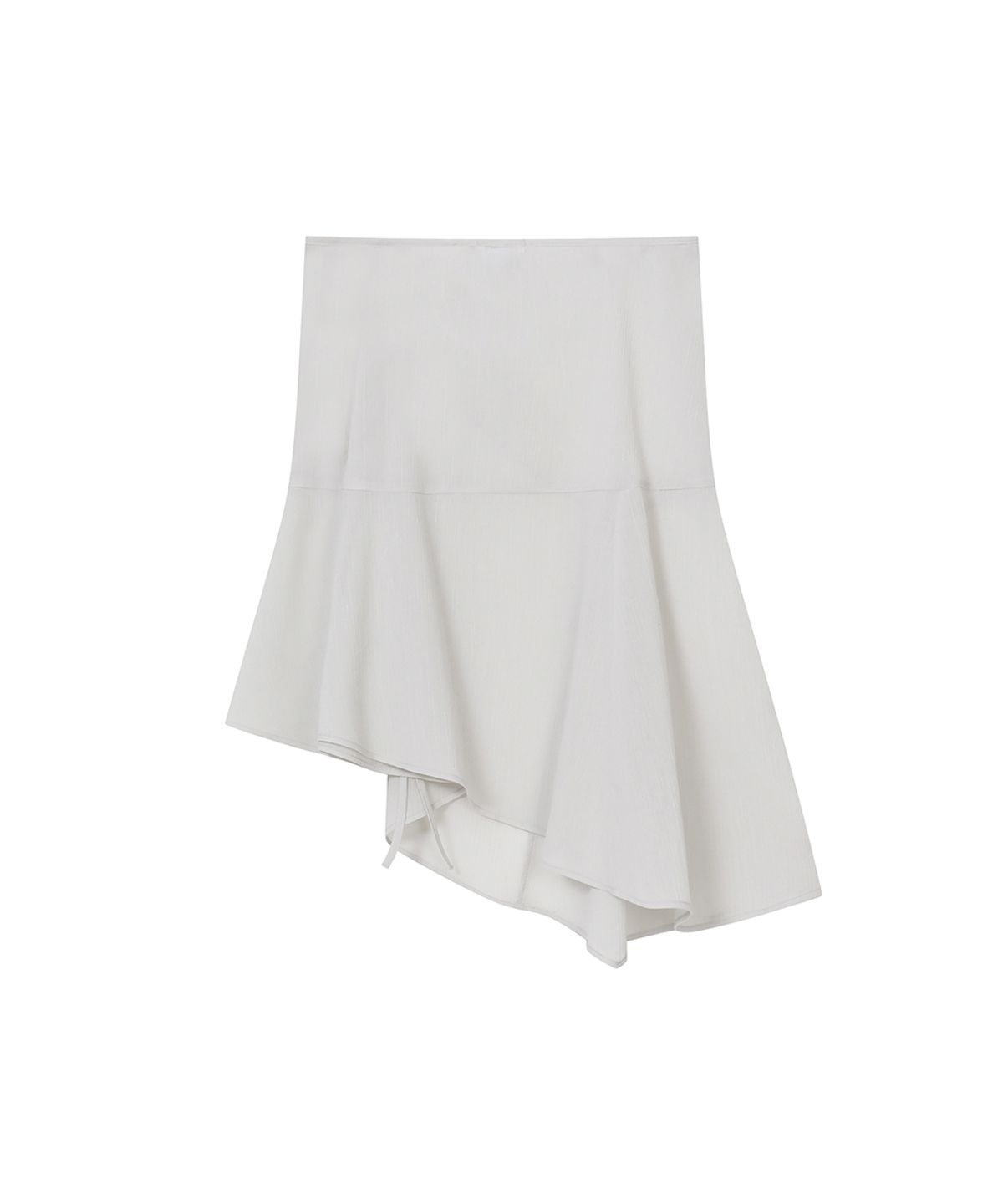 미세키서울(MISEKI SEOUL) String sheer layered skirt GREY