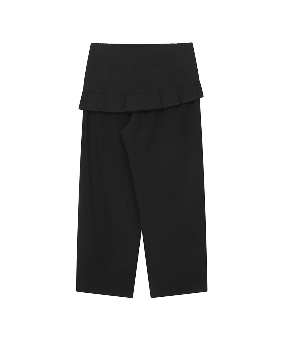 미세키서울(MISEKI SEOUL) Track Pleats skirt pants SET BLACK