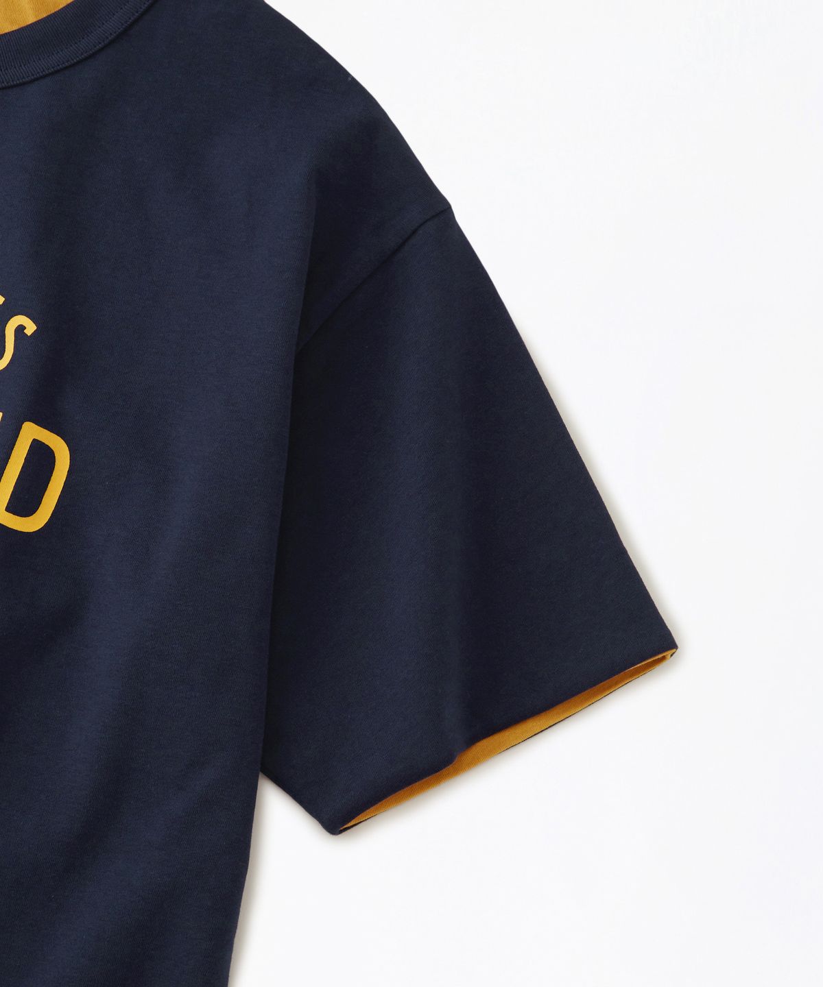 아웃스탠딩(OUTSTANDING) V.S.C TEE(MARYLAND)_NAVY/MUSTARD