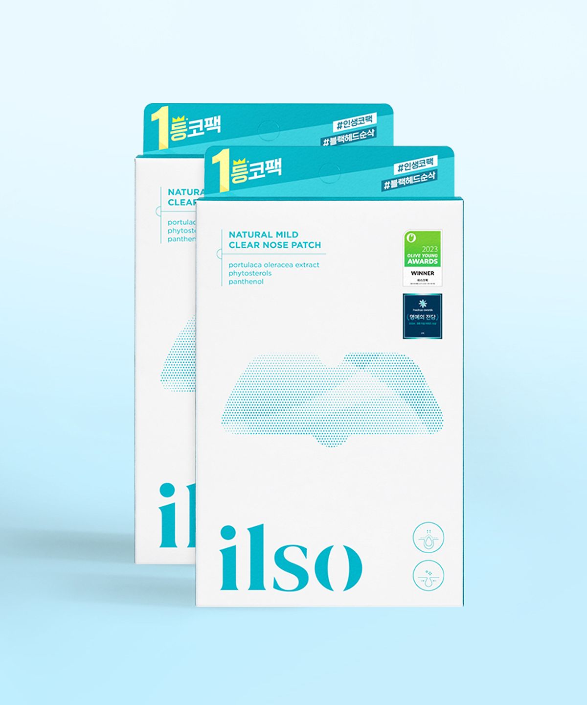 일소(ILSO) 네추럴 마일드 클리어 노우즈 팩 5매입