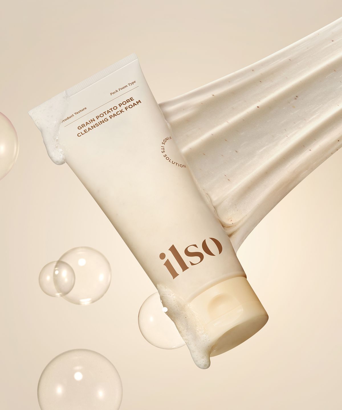 일소(ILSO) 그레인 포테이토 포어 클렌징 팩폼 150ml (+헤어밴드) 기획