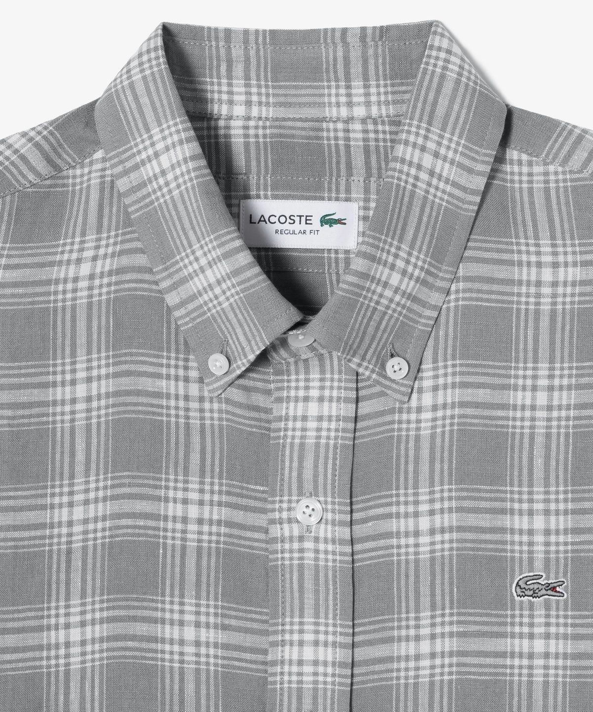 라코스테(LACOSTE) 남성 린넨 빅체크 CH739E-56G 5HI