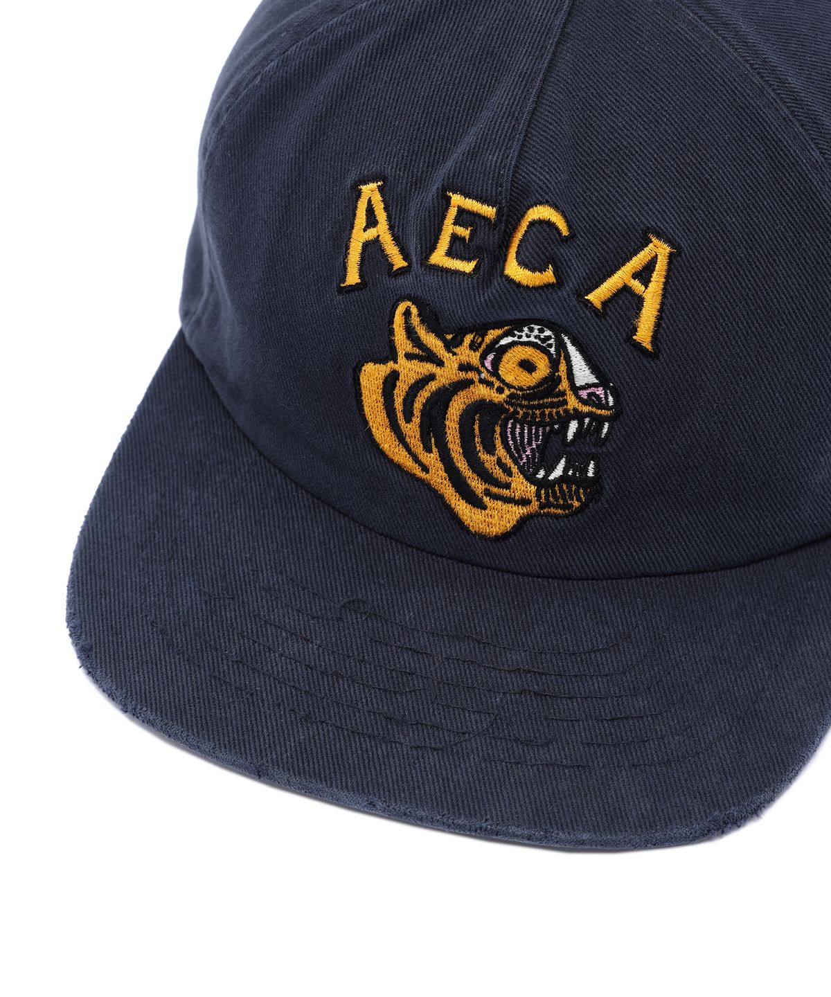 에이카화이트(AECA) AECA VINTAGE TIGER CAP-NAVY