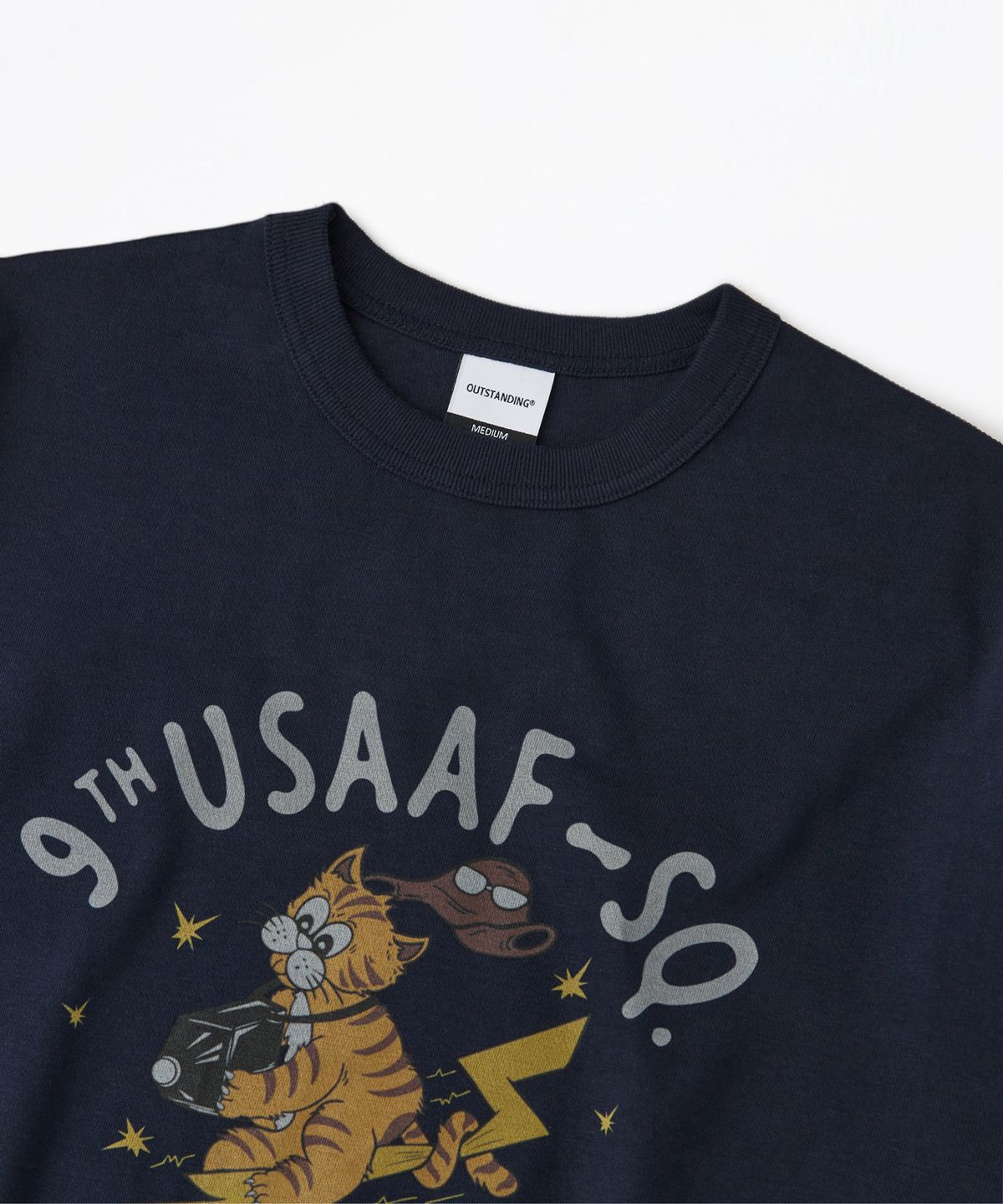 아웃스탠딩(OUTSTANDING) MIL SERIES TEE(9TH USAAF)_NAVY