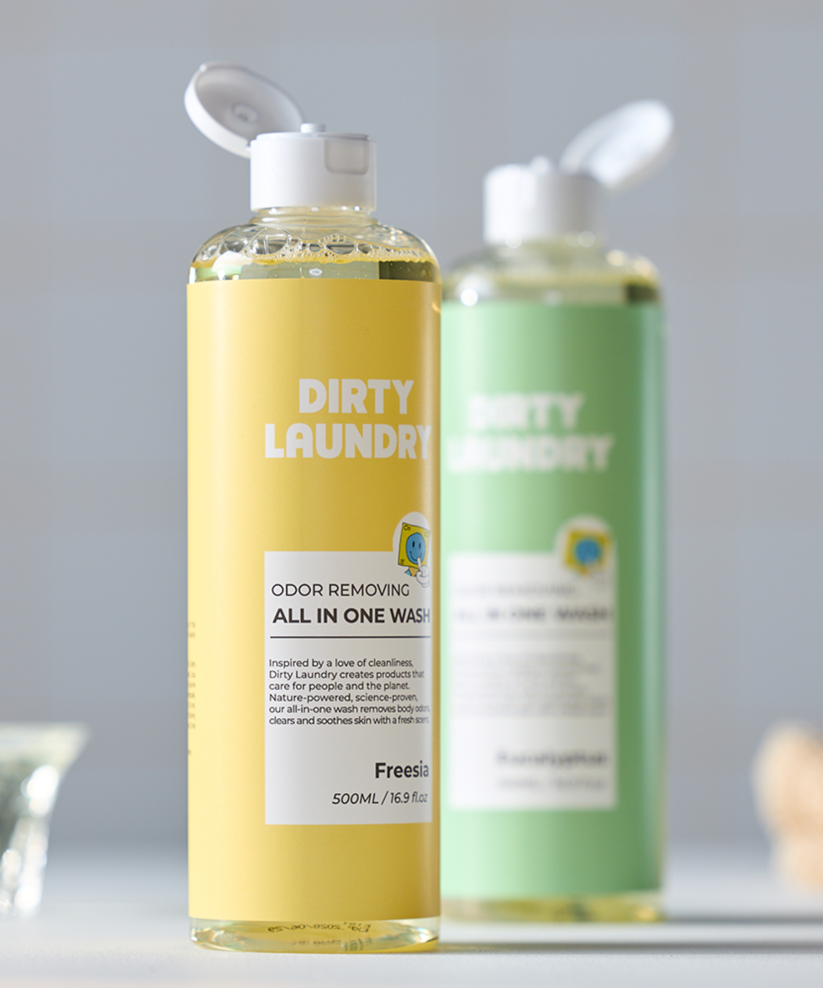 더티 런드리(DIRTY LAUNDRY) [기프트세트] 올인원워시 듀오 기프트박스 (500ml x 2ea + 전용 펌프 2개 증정)