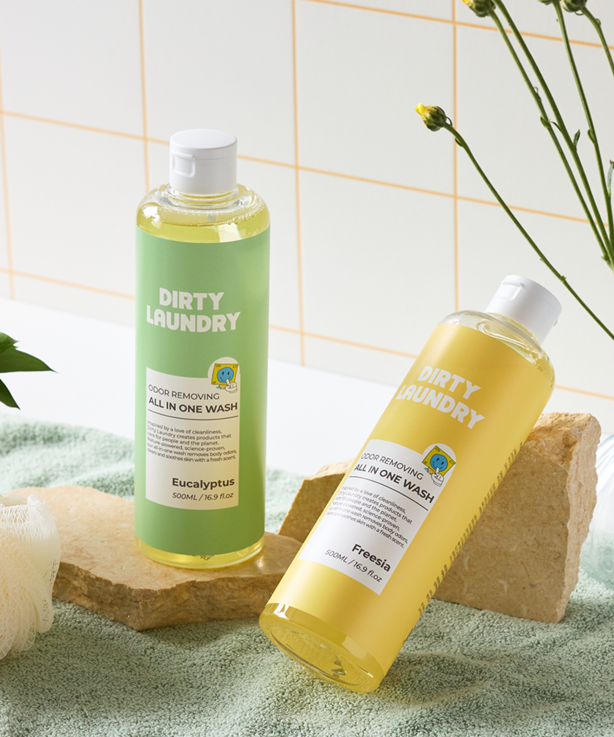 더티 런드리(DIRTY LAUNDRY) [기프트세트] 올인원워시 듀오 기프트박스 (500ml x 2ea + 전용 펌프 2개 증정)