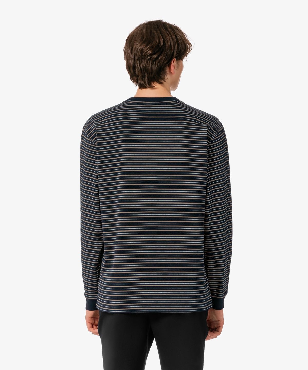 라코스테(LACOSTE) 남성 긴팔 스트라이프 티셔츠 TH338E-56G HDE