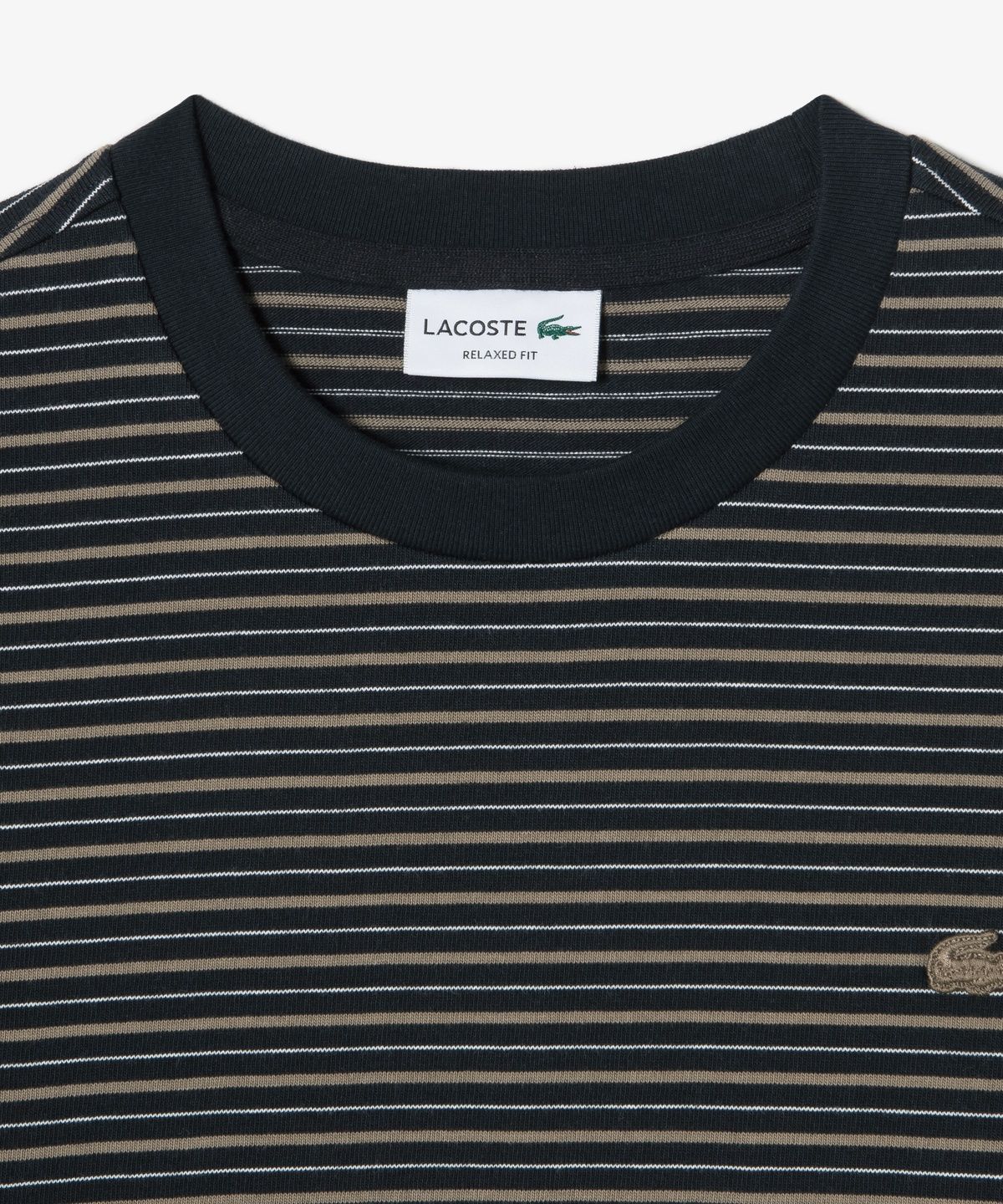 라코스테(LACOSTE) 남성 긴팔 스트라이프 티셔츠 TH338E-56G HDE