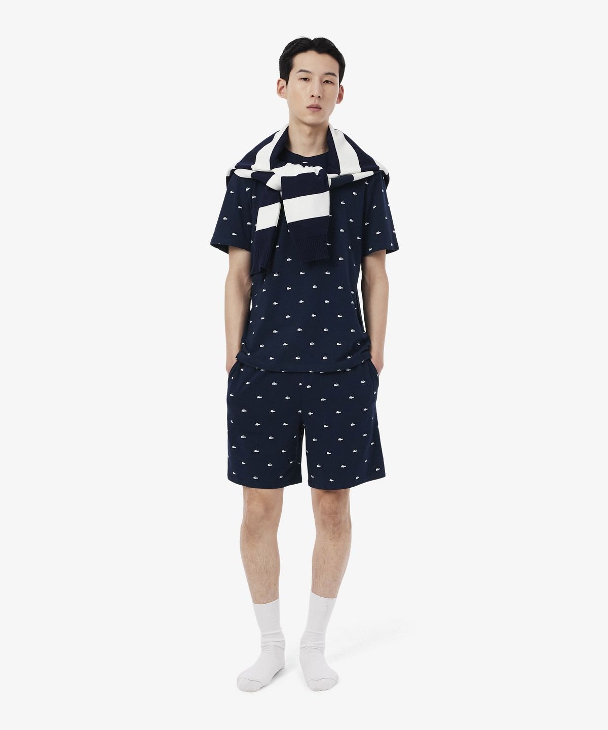 라코스테(LACOSTE) 남성 올오버 프린트 셔츠 TH8458-56G 525