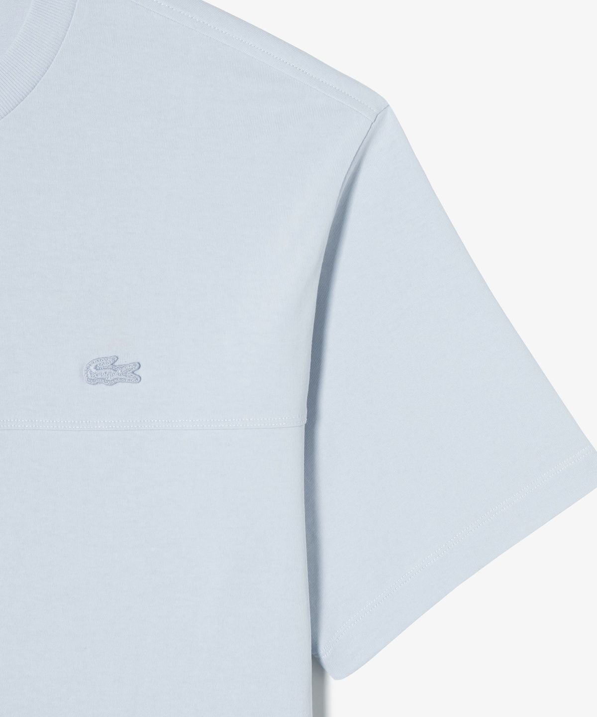라코스테(LACOSTE) 남성 강연 우븐 절개 반팔 티셔츠 TH358E-56G J2G