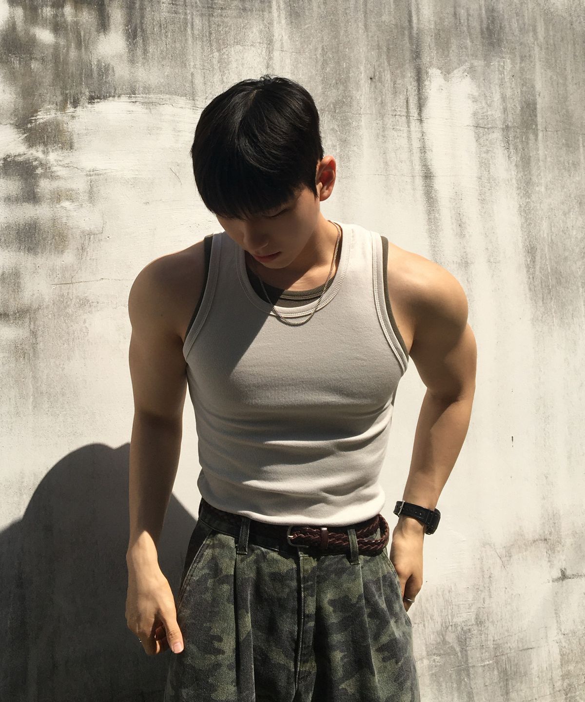 센테어(SENTAIR) [2PACK] 리브드 슬리브리스_6color