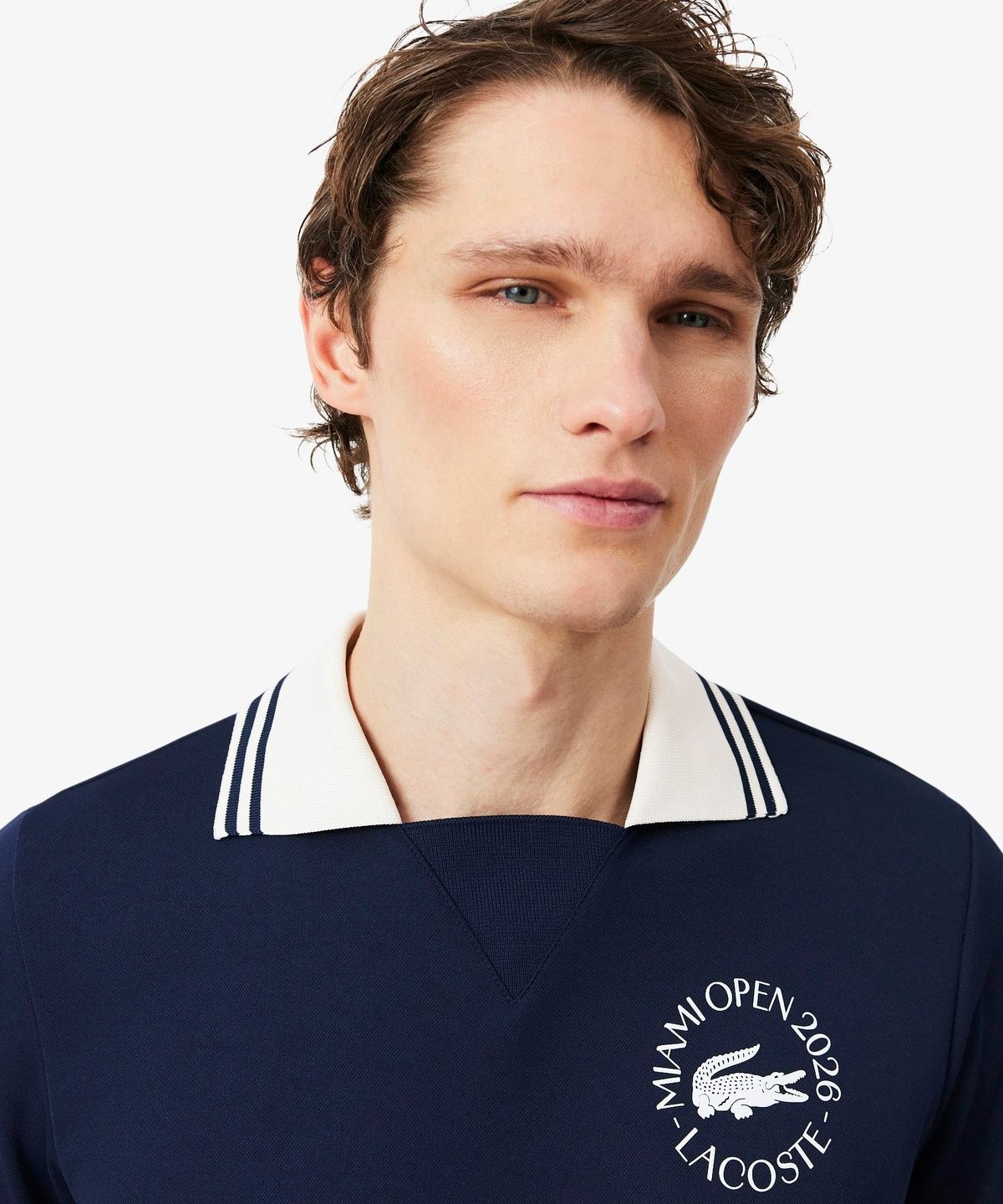 라코스테(LACOSTE) 남성 Miami Open 오픈카라 반팔 폴로 셔츠 DH0434-56G 166