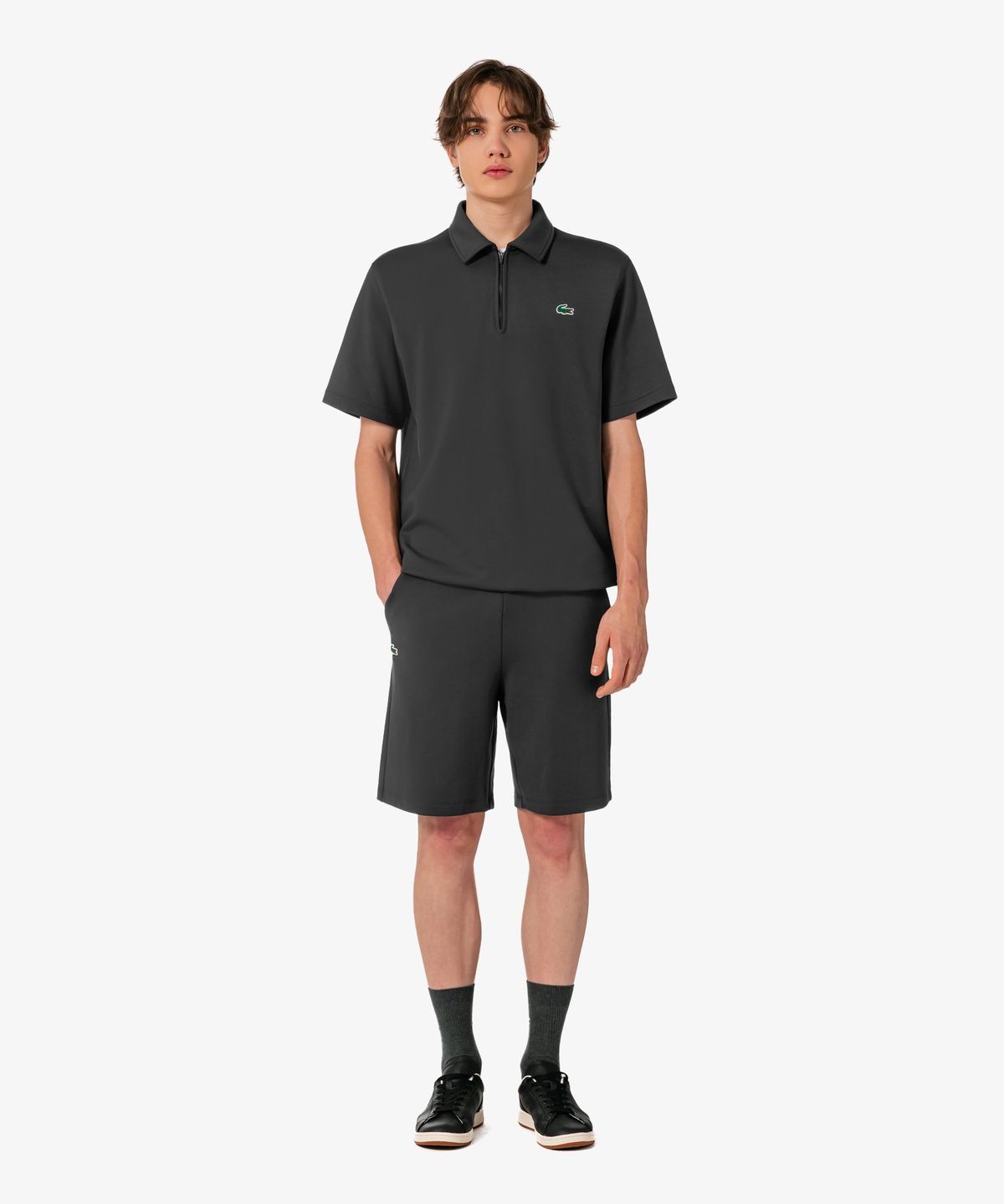 라코스테(LACOSTE) 남성 라이트 저지 셋업 쇼츠 GH799E-56G S5T