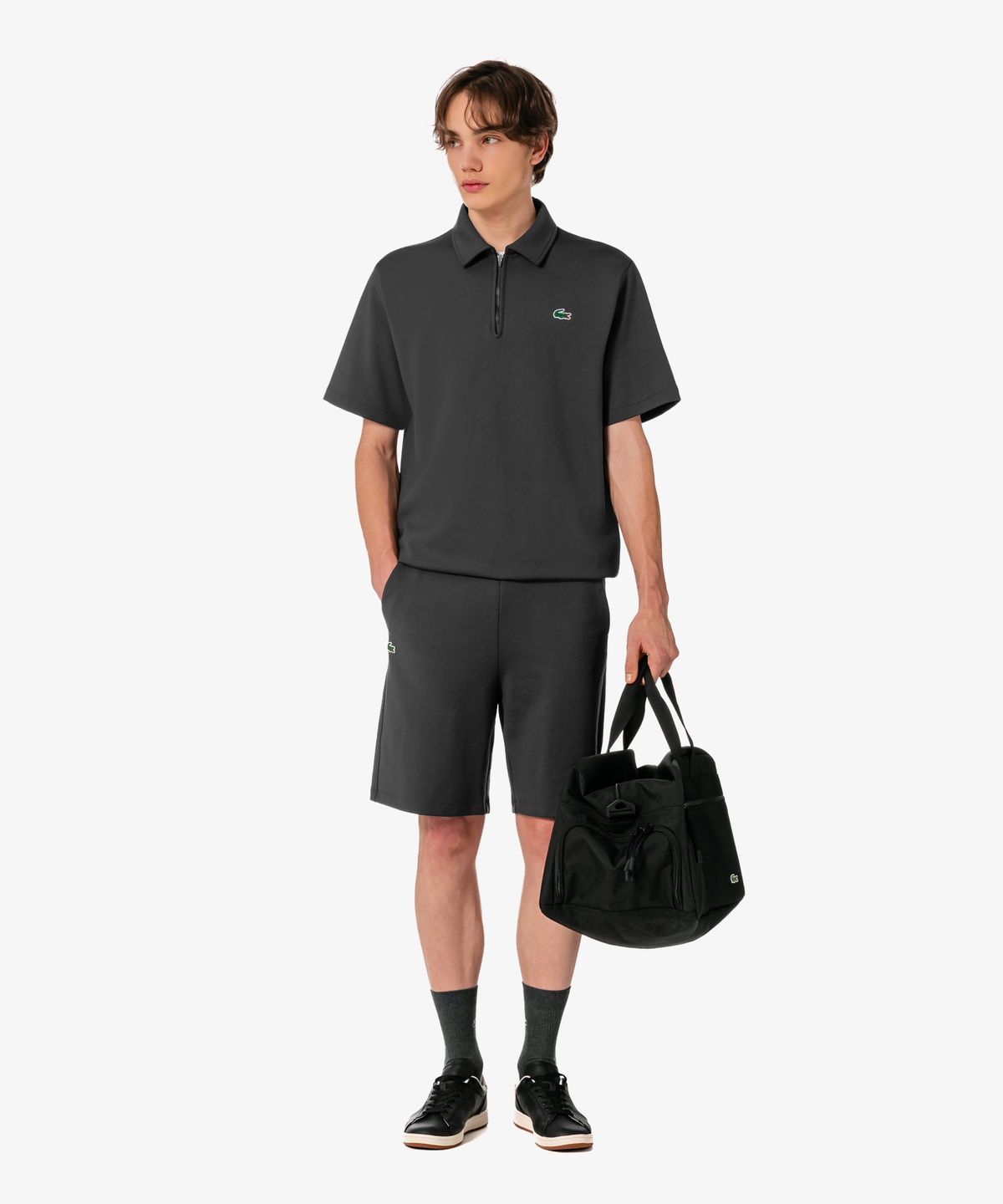 라코스테(LACOSTE) 남성 라이트 저지 셋업 쇼츠 GH799E-56G S5T