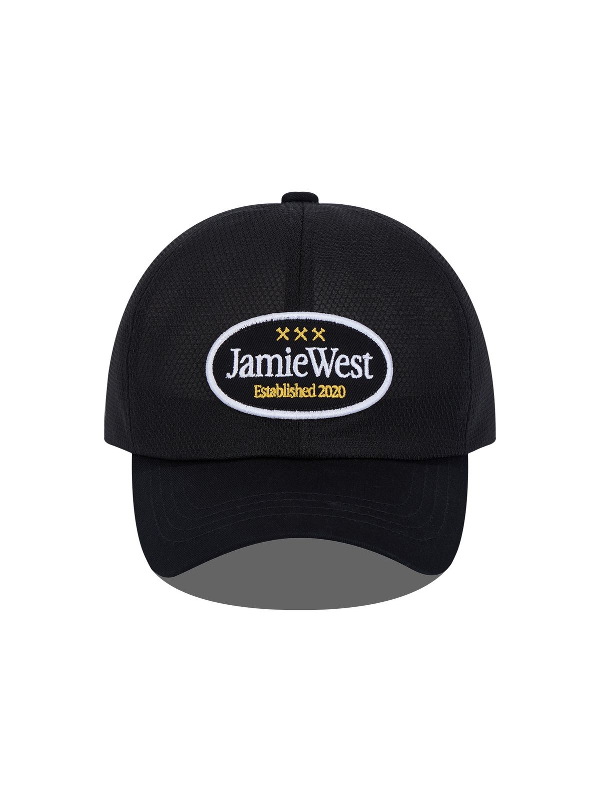 제이미웨스트(JAMIE WEST) 레트로 와펜 풀매쉬 스냅백 (블랙)