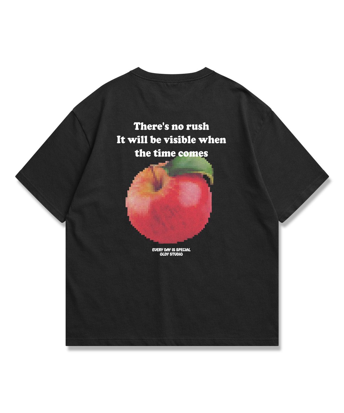 오리지널데이(ORIGINALDAY) Apple Mosaic 오버핏 반팔 티셔츠 4Color