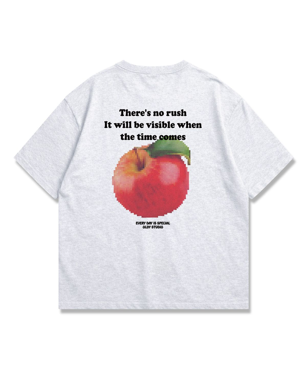 오리지널데이(ORIGINALDAY) Apple Mosaic 오버핏 반팔 티셔츠 4Color