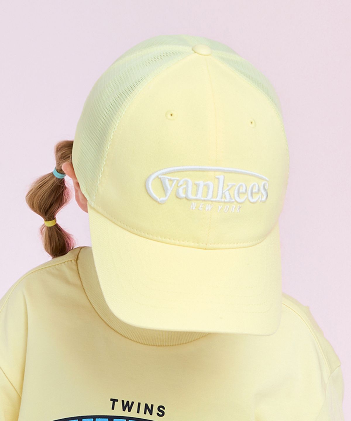 엠엘비 키즈(MLB KIDS) 젤리 메쉬 트러커 NY (L.Yellow)