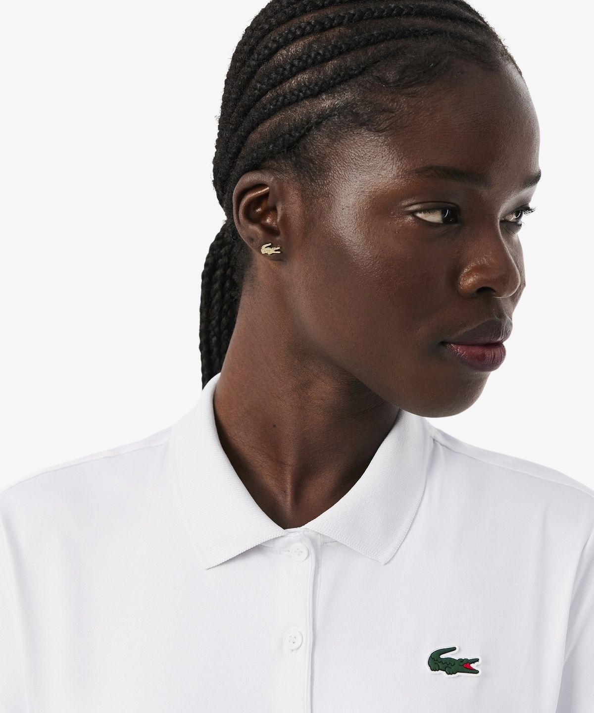 라코스테(LACOSTE) 여성 골프 반팔 퍼포먼스 폴로 셔츠 PF0081-56G 001