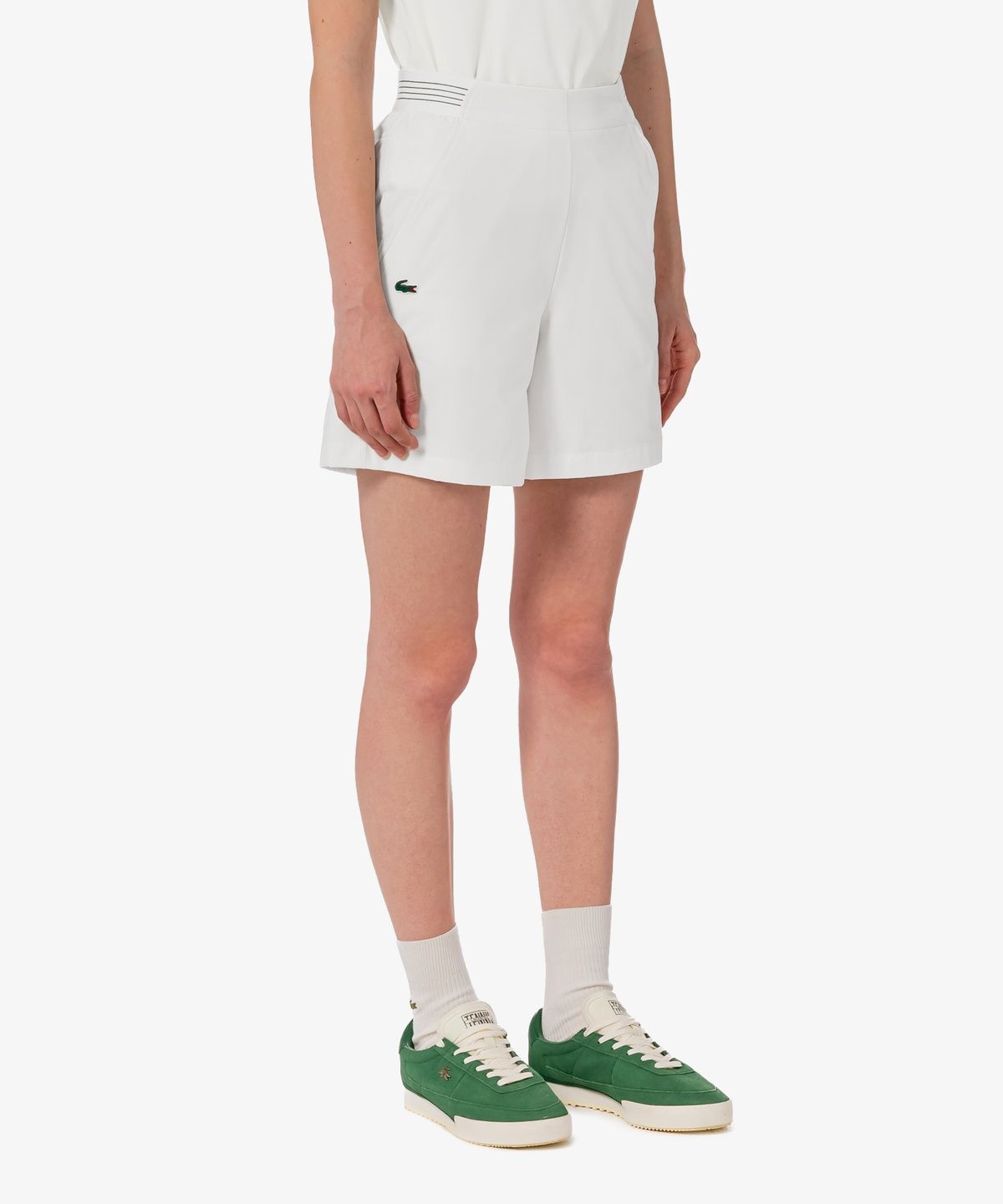 라코스테(LACOSTE) 여성 우븐 셋업 쇼츠 GF420E-56G 70V