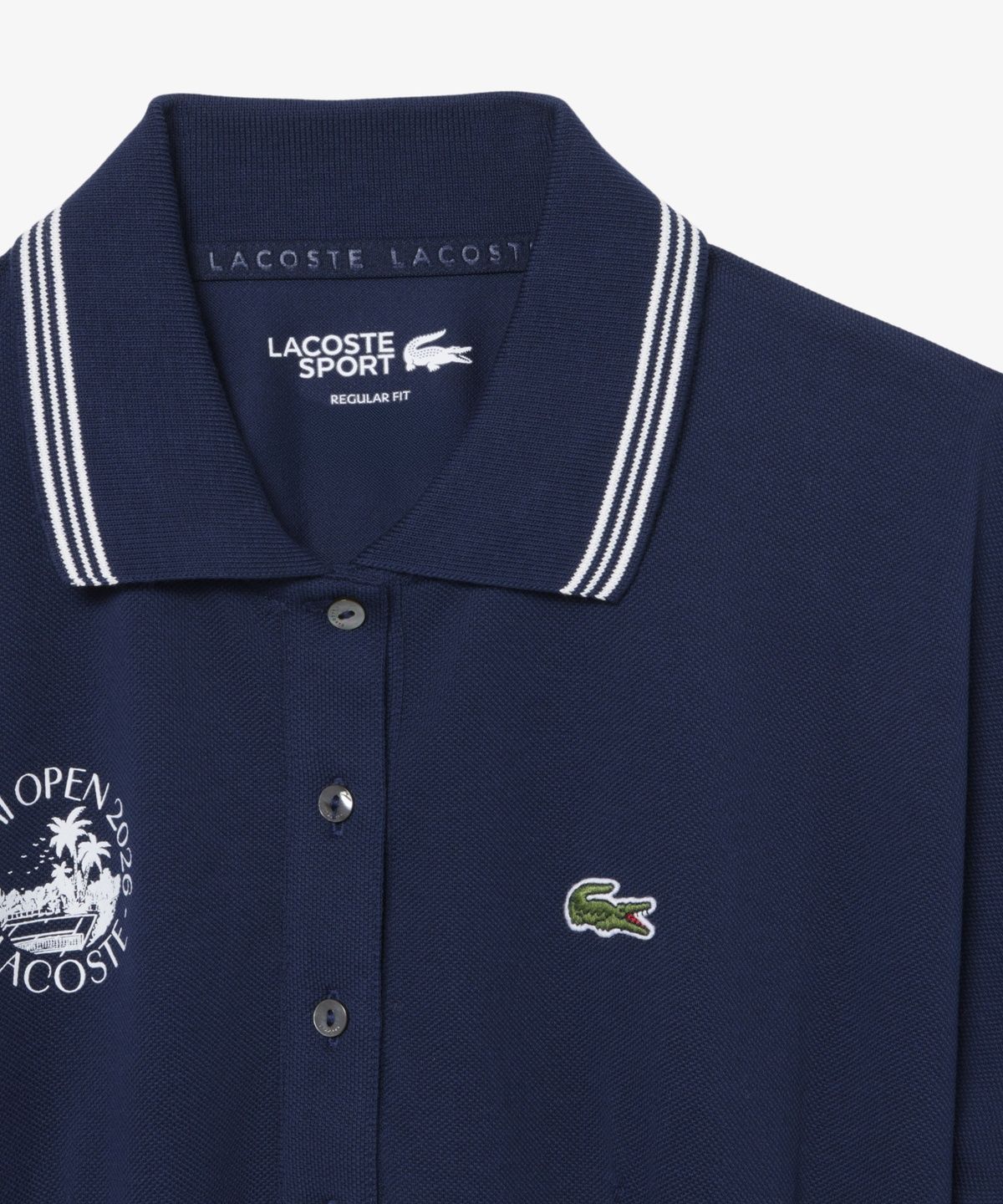 라코스테(LACOSTE) 여성 Miami Open 반팔 피케 원피스 EF0437-56G 166