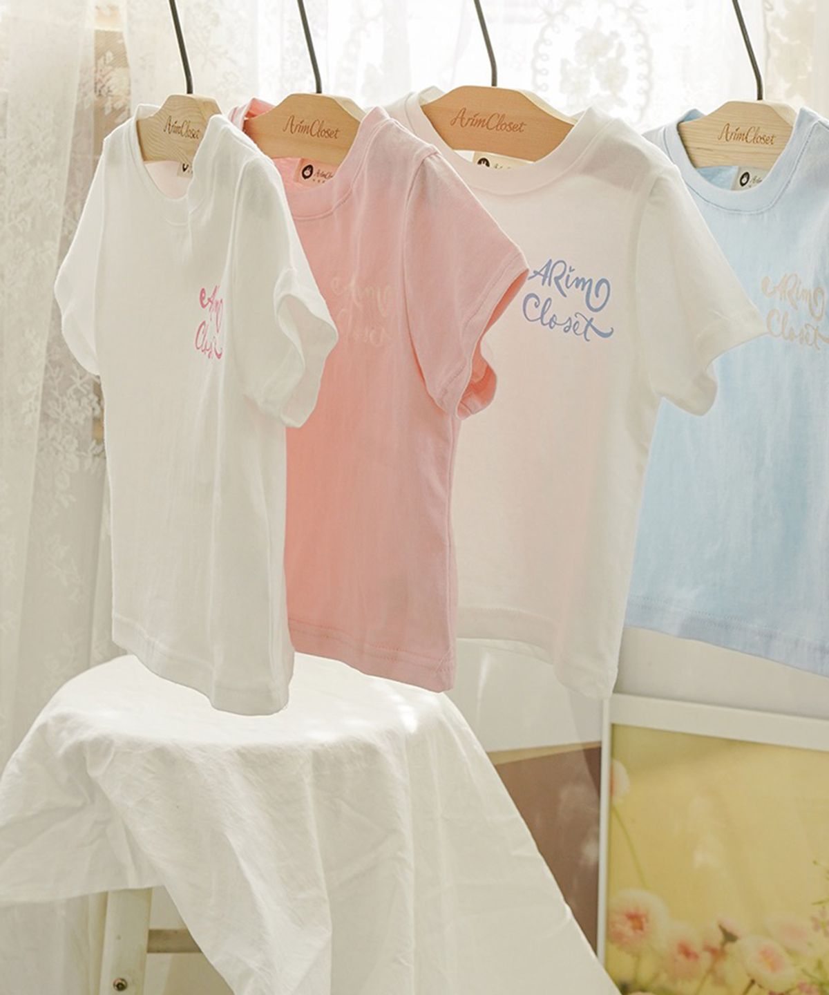 아림클로젯(ARIMCLOSET) 귀여운 쪼꼬미의 즐거운 여름날 - 아기 레터링 티셔츠
