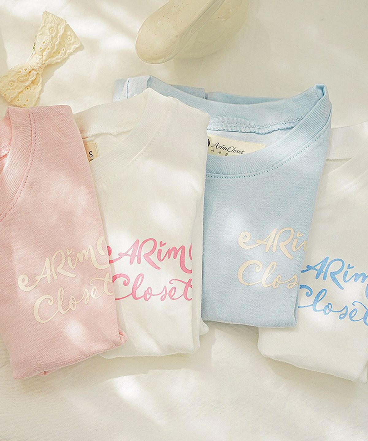 아림클로젯(ARIMCLOSET) 귀여운 쪼꼬미의 즐거운 여름날 - 아기 레터링 티셔츠