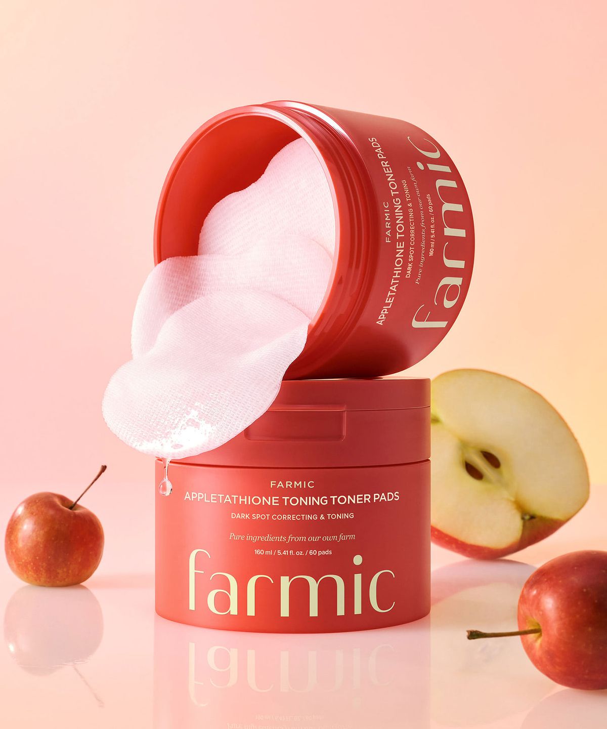 파믹(FARMIC) 애플타치온 토닝 토너패드 160ml 60매