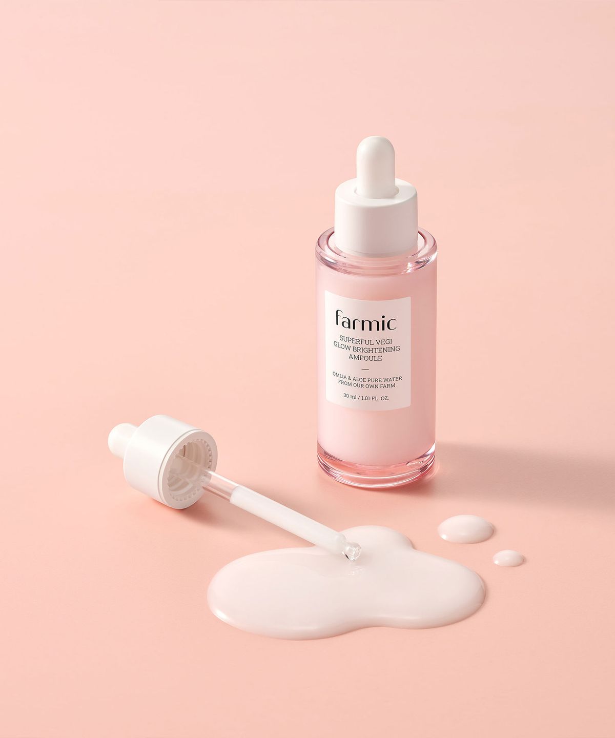 파믹(FARMIC) 슈퍼풀 베지 글로우 브라이트닝 앰플 30ml