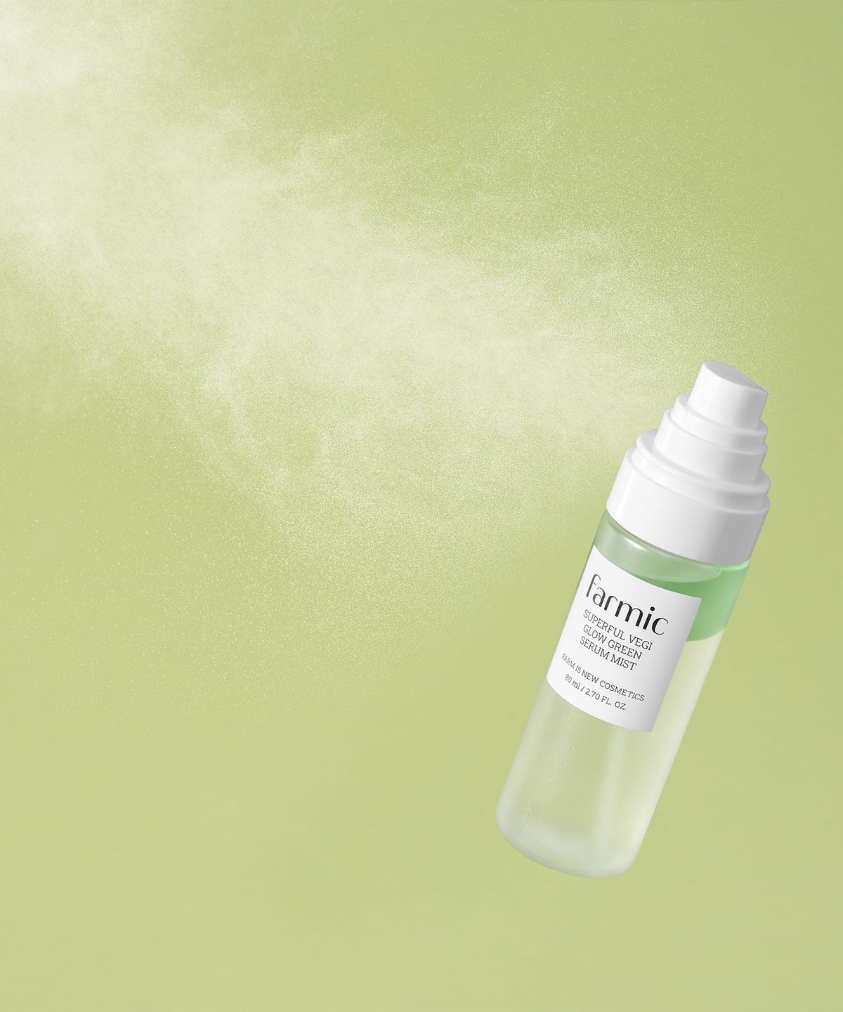 파믹(FARMIC) 슈퍼풀 베지 글로우 그린 세럼 미스트 80ml