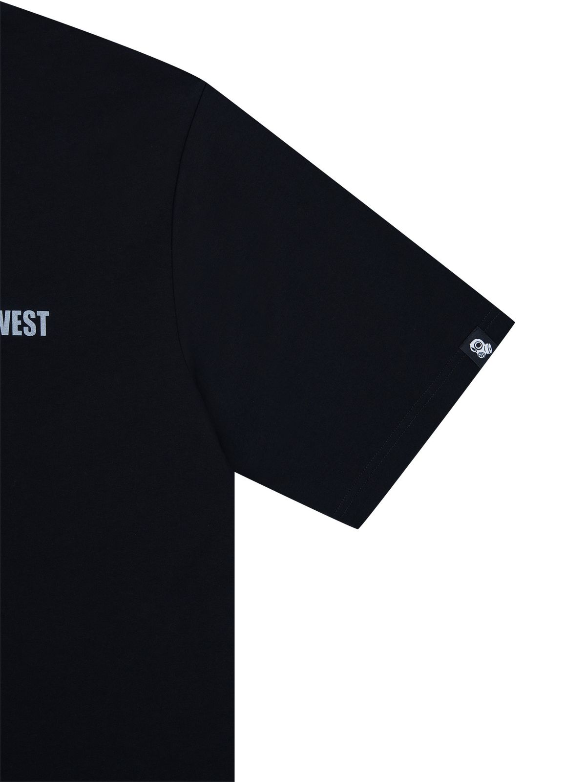 제이미웨스트(JAMIE WEST) 빅마스크 워시드 티셔츠 (블랙)
