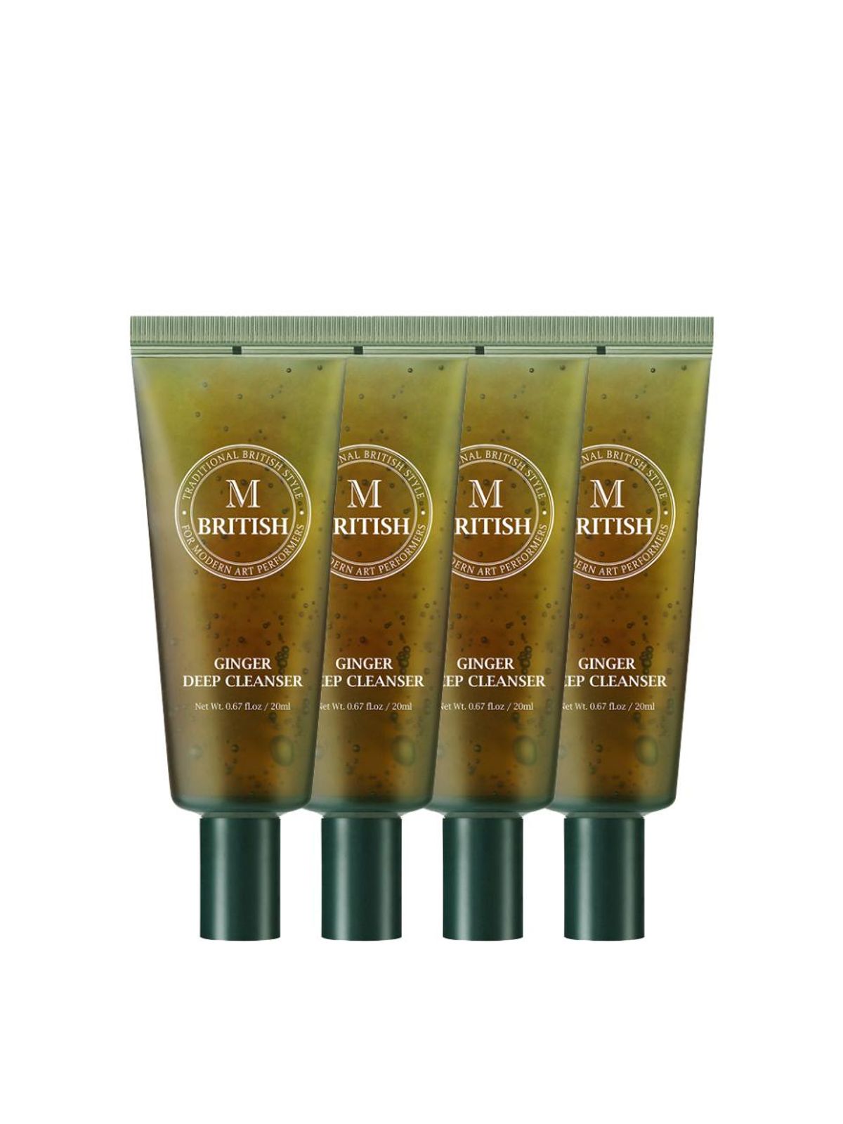 브리티시엠(BRITISH M) [두피케어] 진저 딥 클렌저 20ml*4