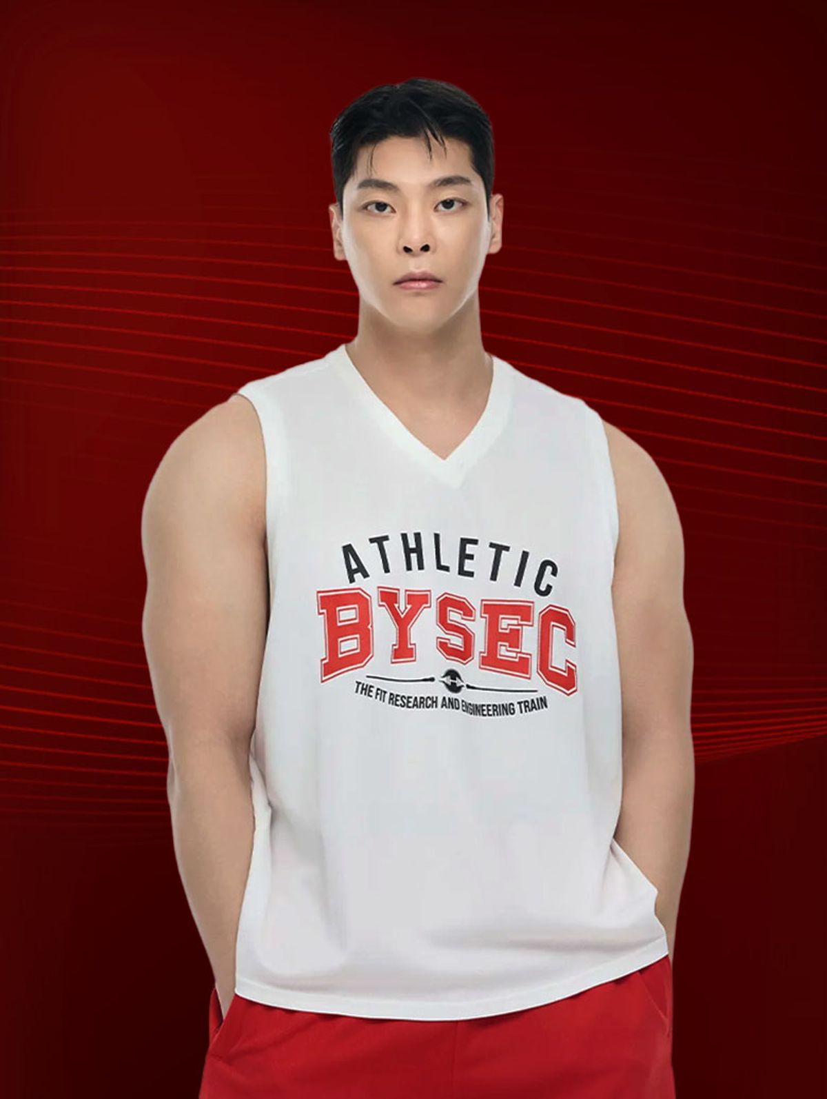 바이젝(BYSEC) 벌크 헤비메쉬 에슬레틱 슬리브리스_3 Color