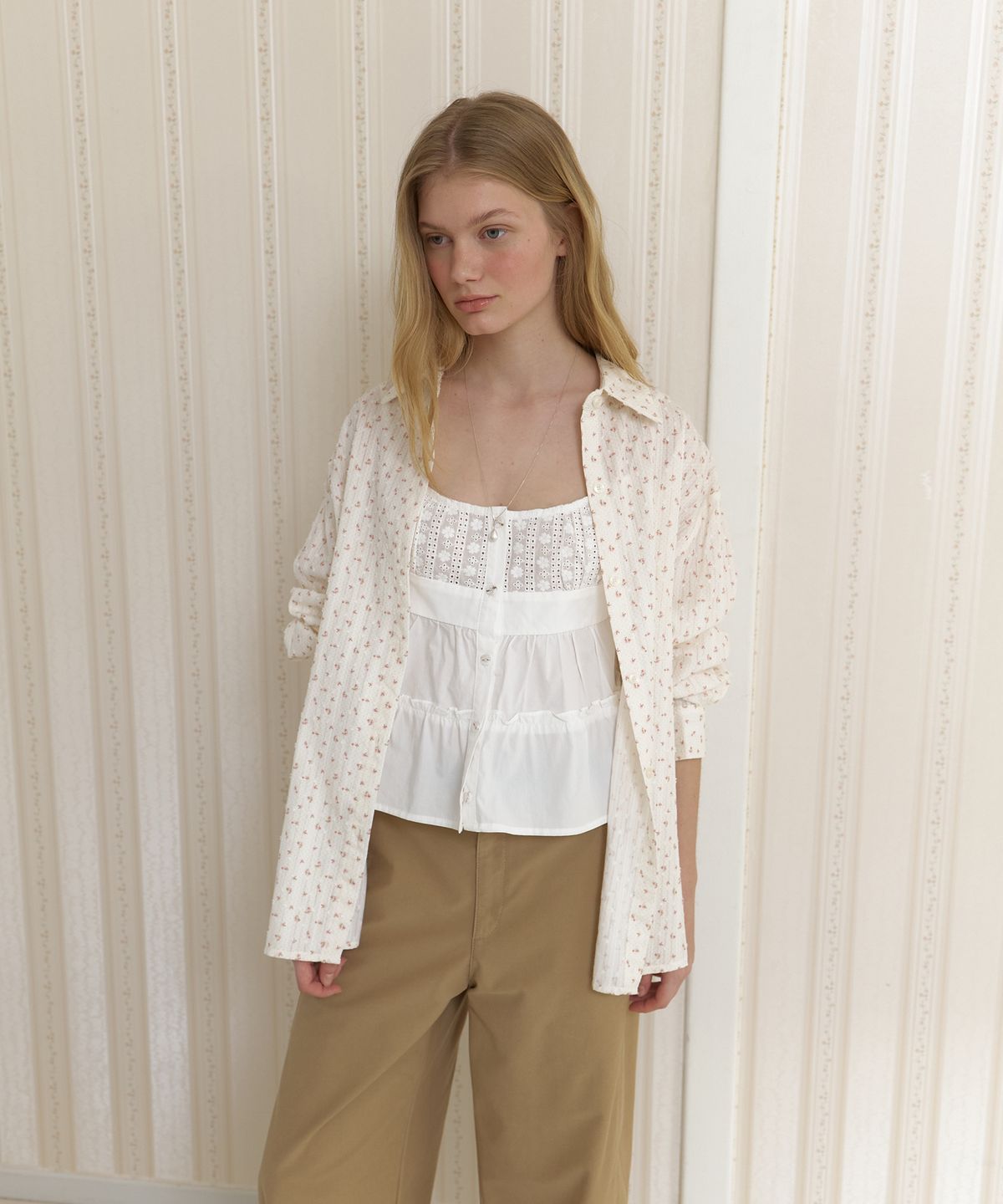 어몽(AMONG) A SPRING BLOSSOM SHIRT_PINK
