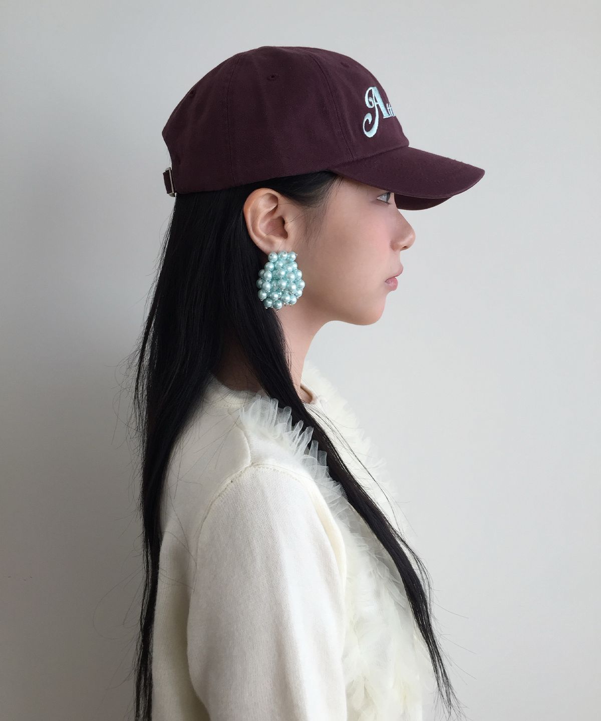 애프터썸머(AFTERSUMMER) afs logo cap (purple)